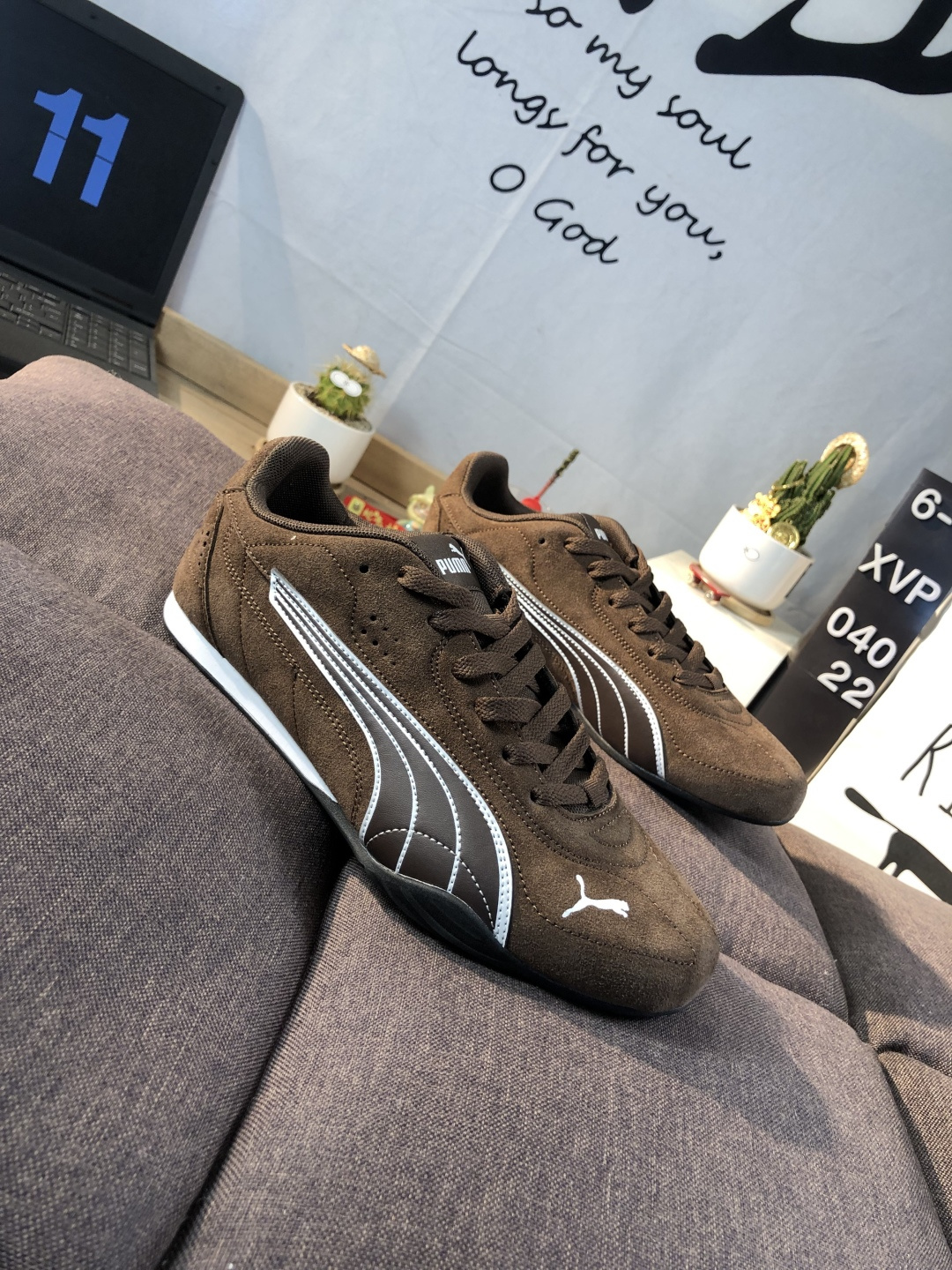 Puma Racing Low-Top Sneakers Brown