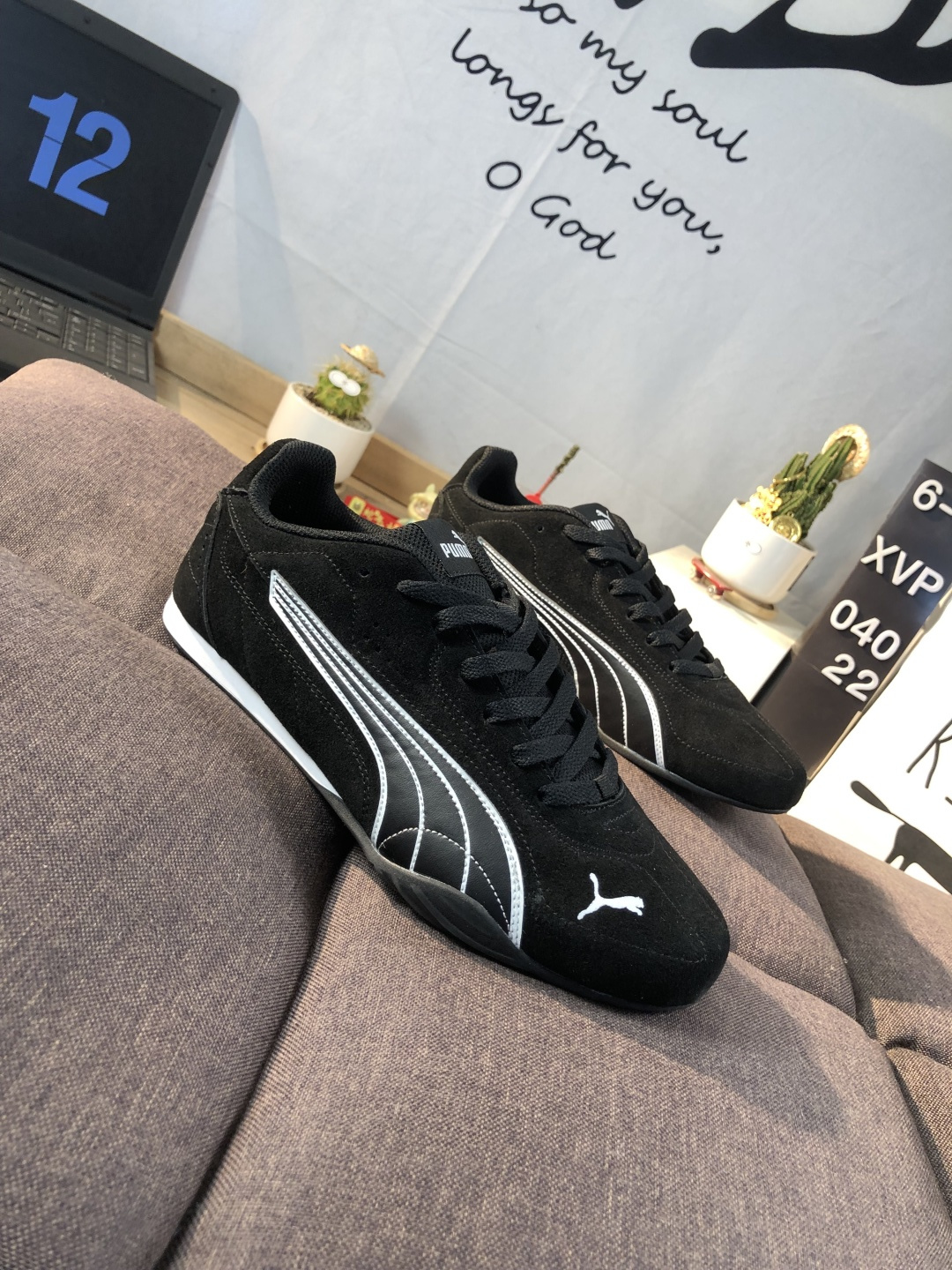 Puma Racing Low-Top Sneakers Black