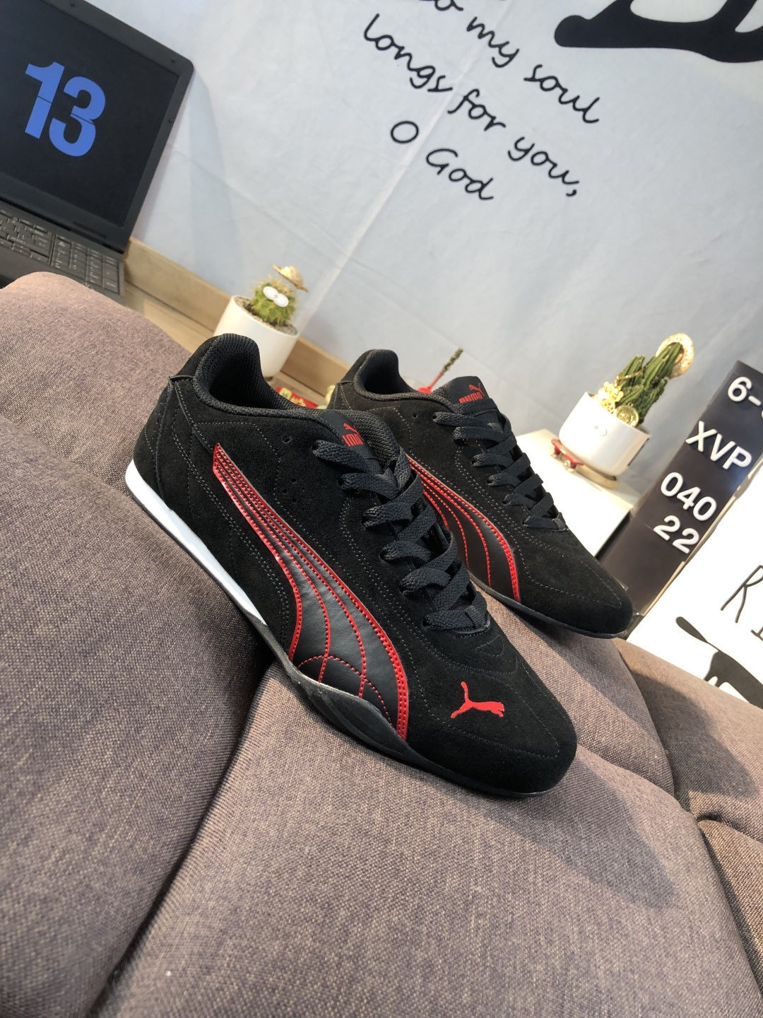 Puma Racing Low-Top Sneakers Black/Red