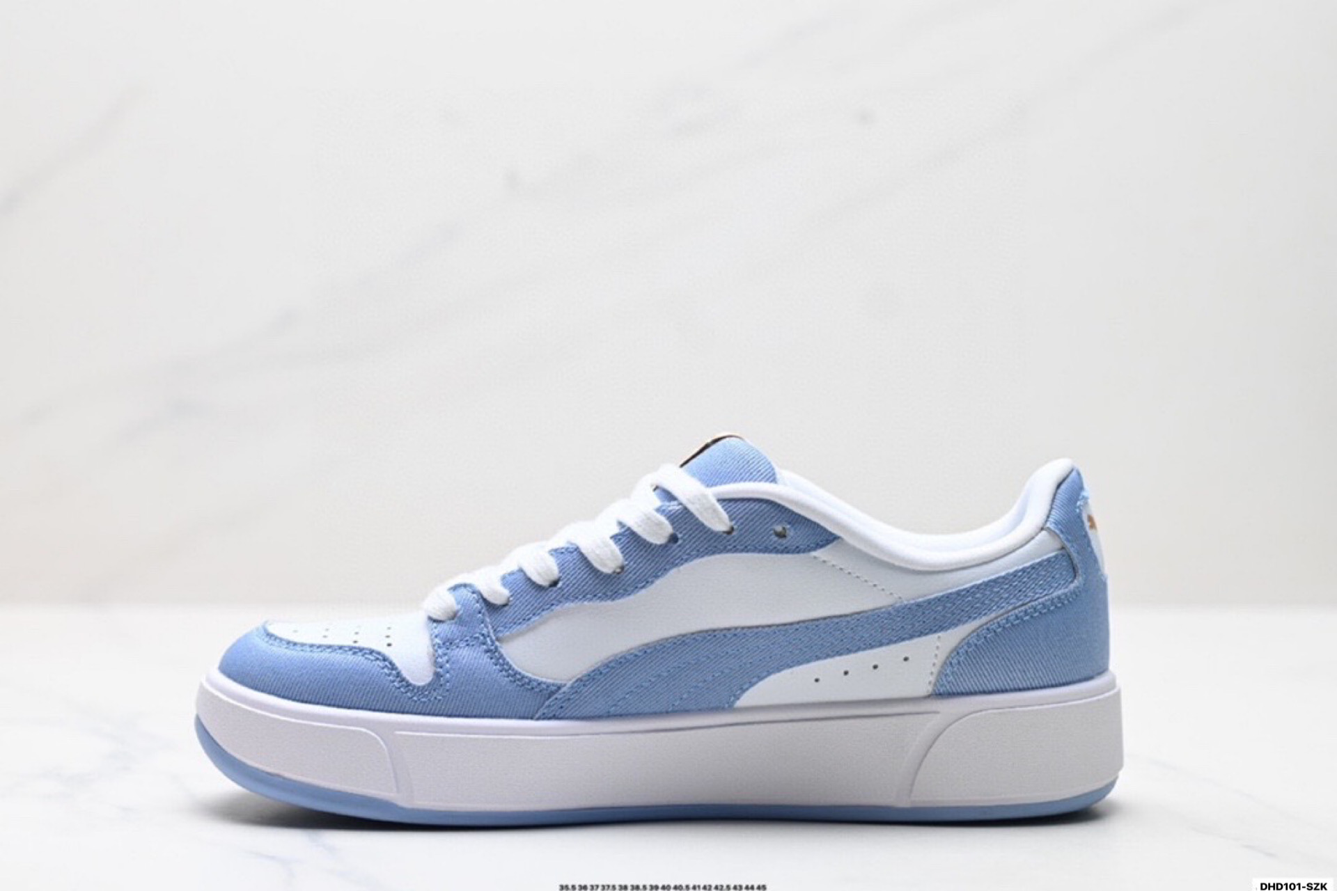 Puma LX Court Low Denim Sneakers Blue/White