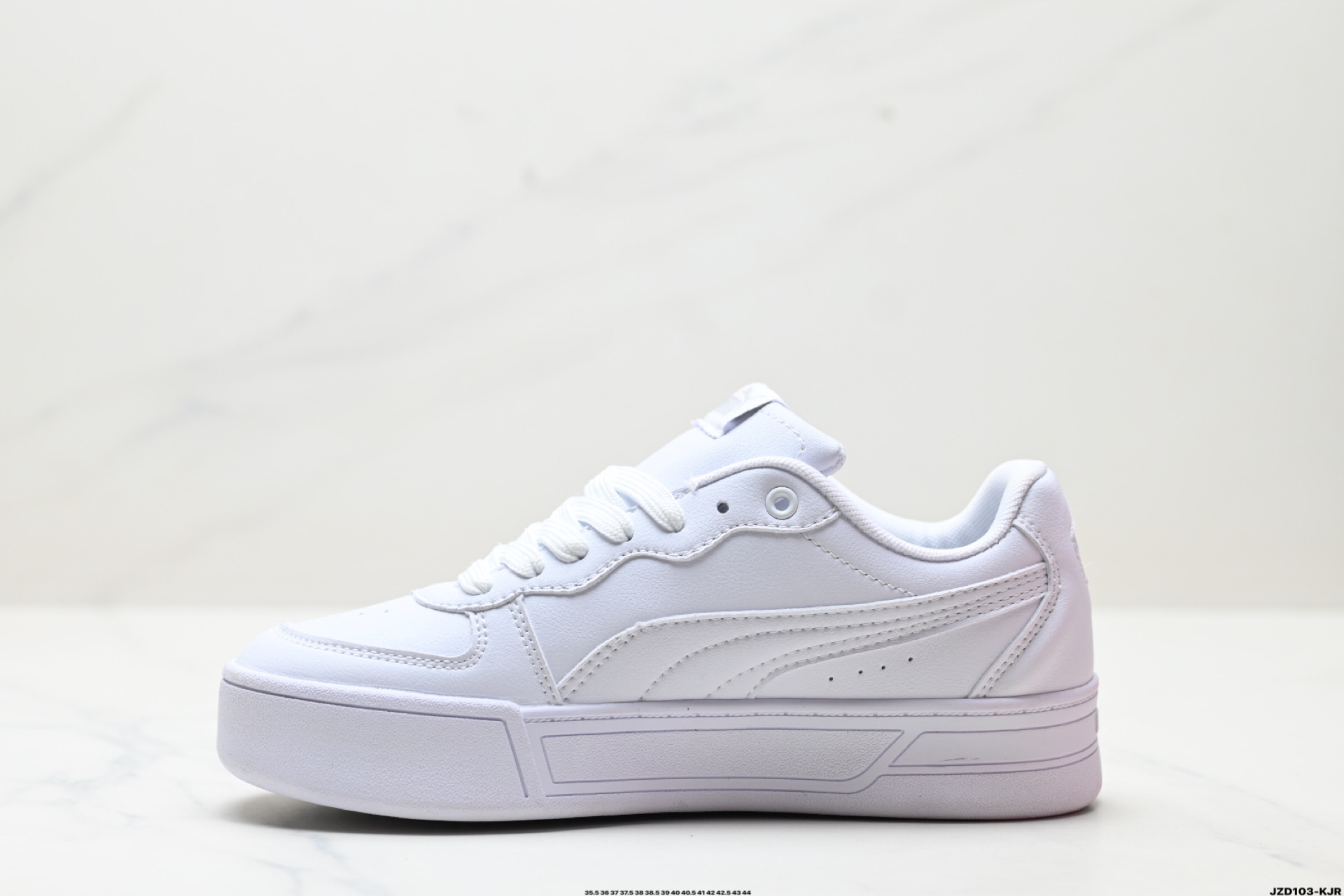 Puma Skye Leather Low-Top Sneakers White