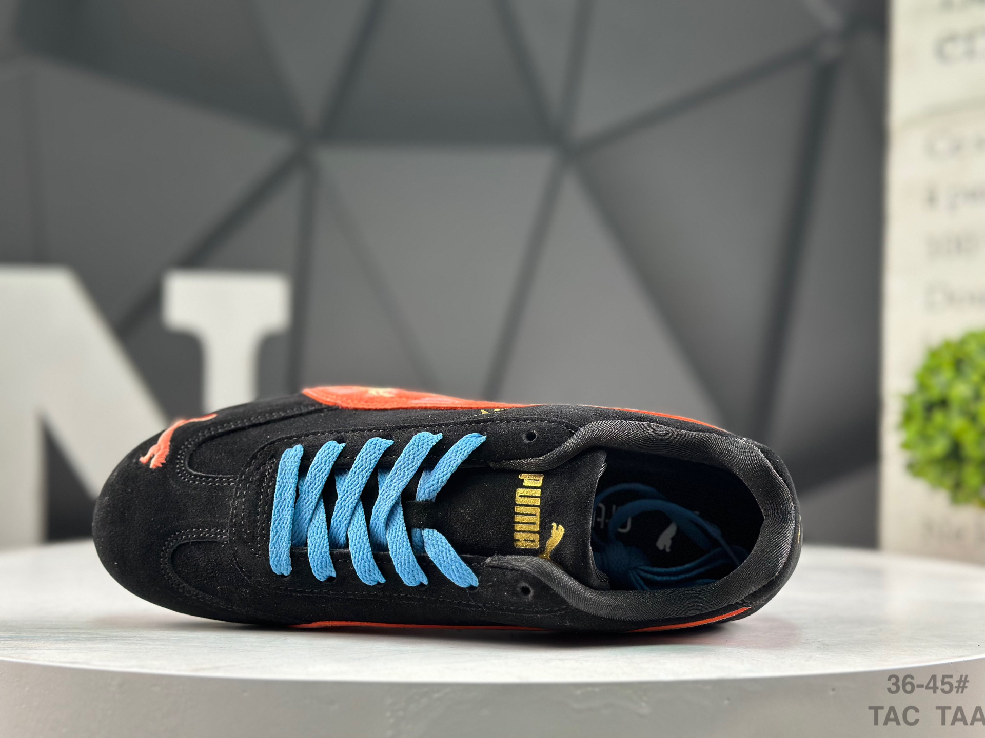 Puma Speed OG Suede Sneakers Black/Red/Blue