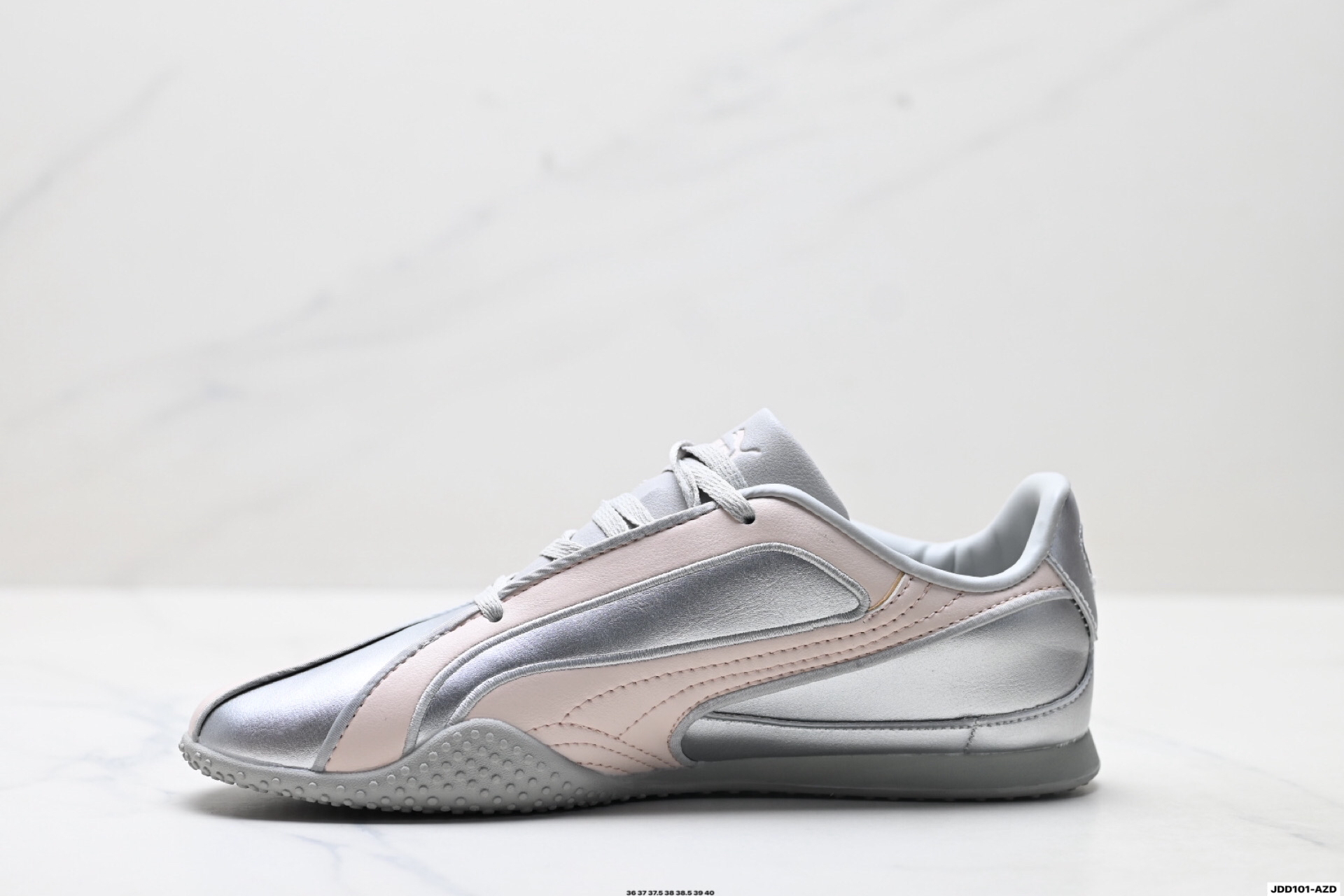 Puma Bella V2 Leather Sneaker Silver