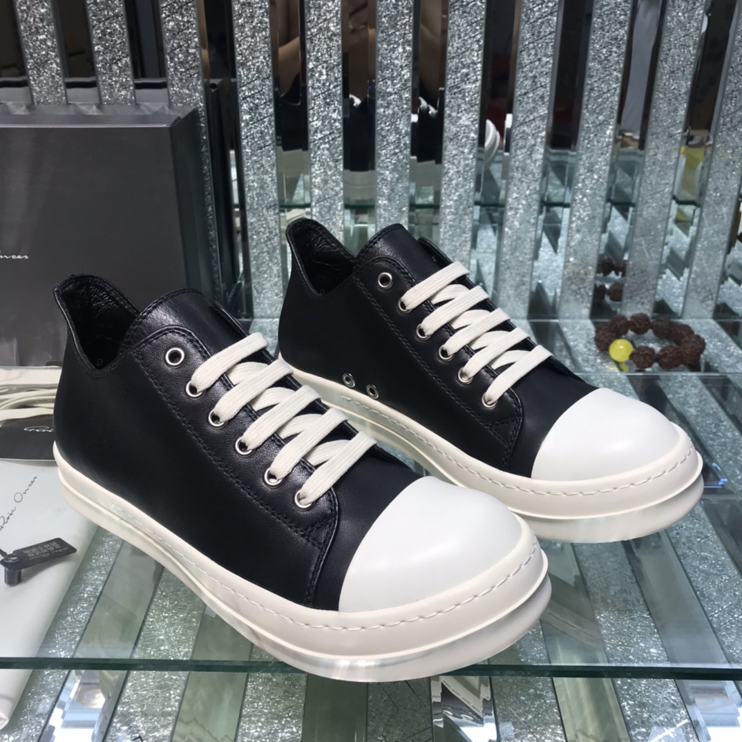 Rick Owens Low Sneaker Black