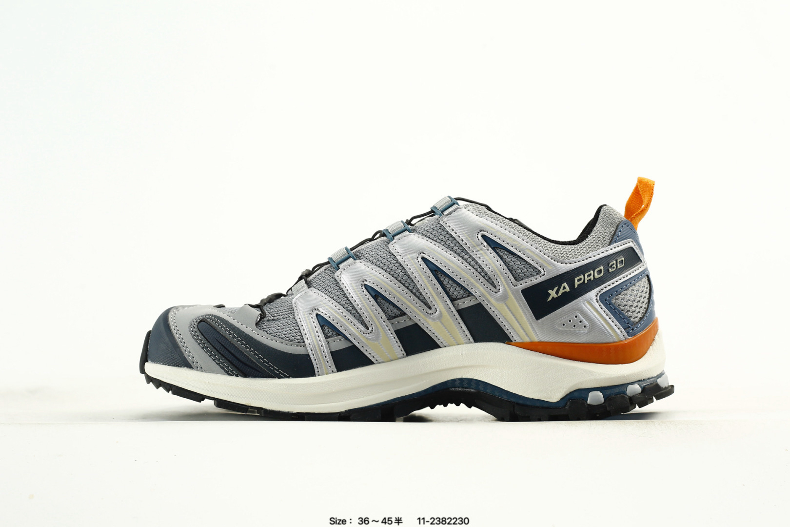 Salomon XA Pro 3D Trail Running Shoes Grey Blue Orange