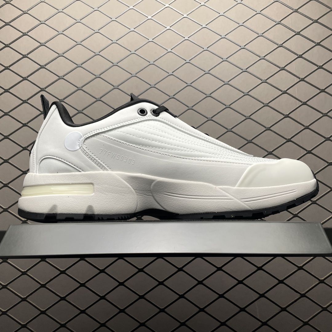 Stone Island Grime Panelled Mesh Sneakers White/Black