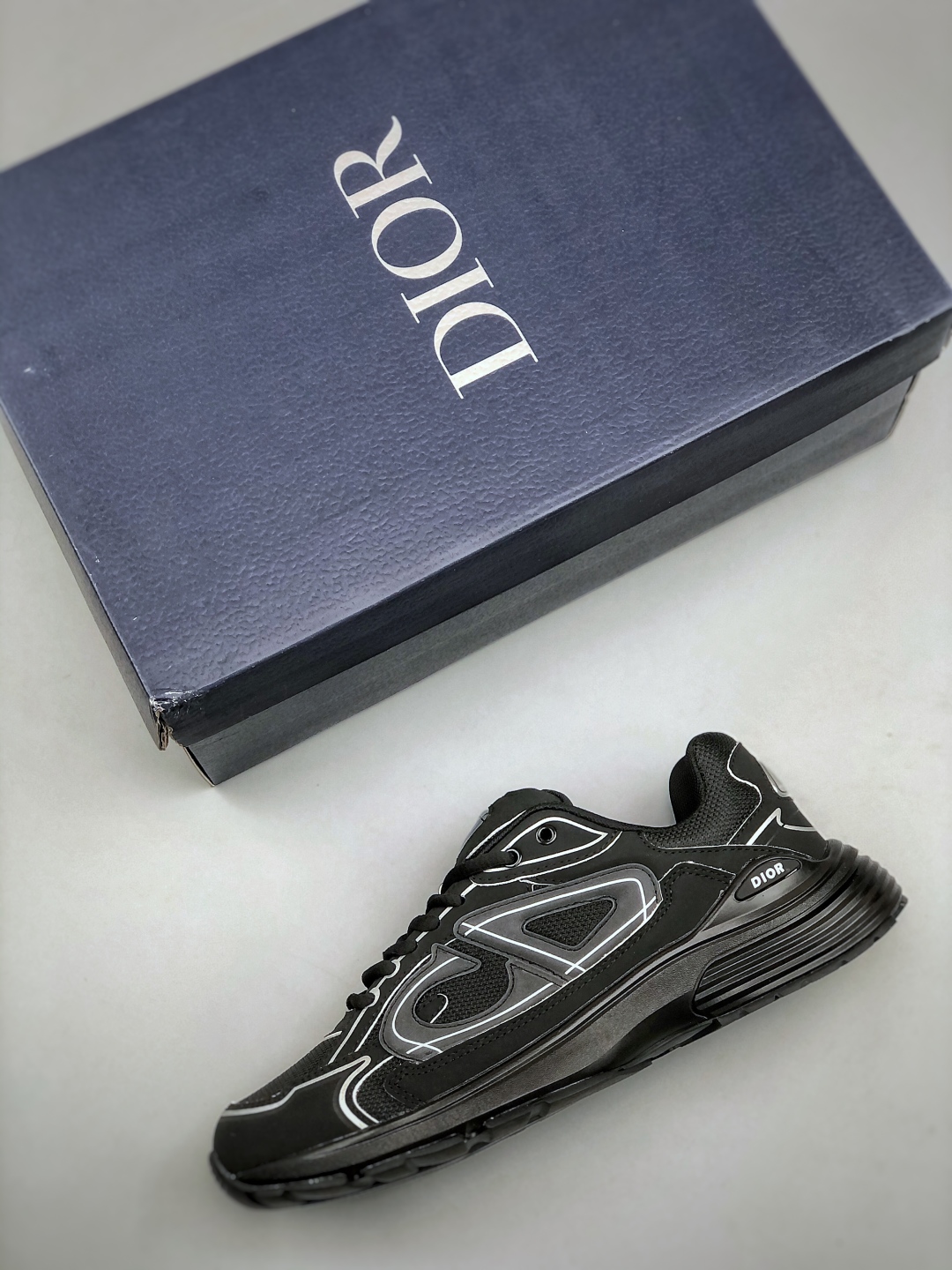 Dior B30 Chunky Runner Sneakers Black