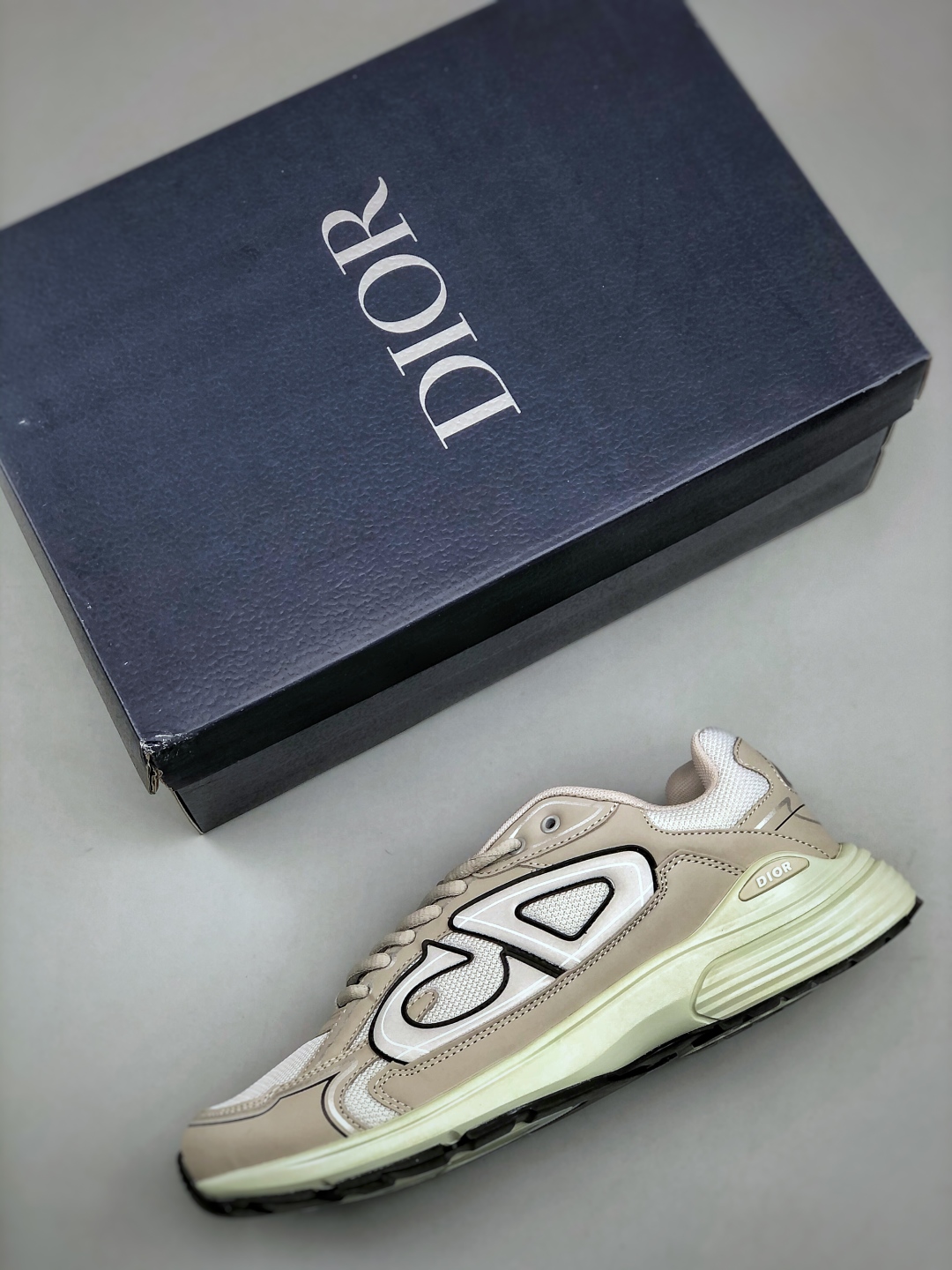 Dior B30 Chunky Running Sneakers Grey