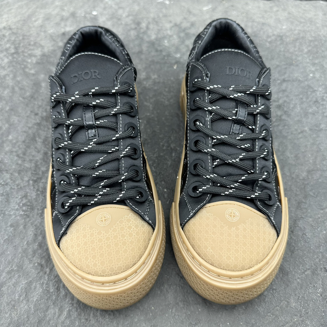 Dior x Stone Island B33 Low-Top Sneakers Black