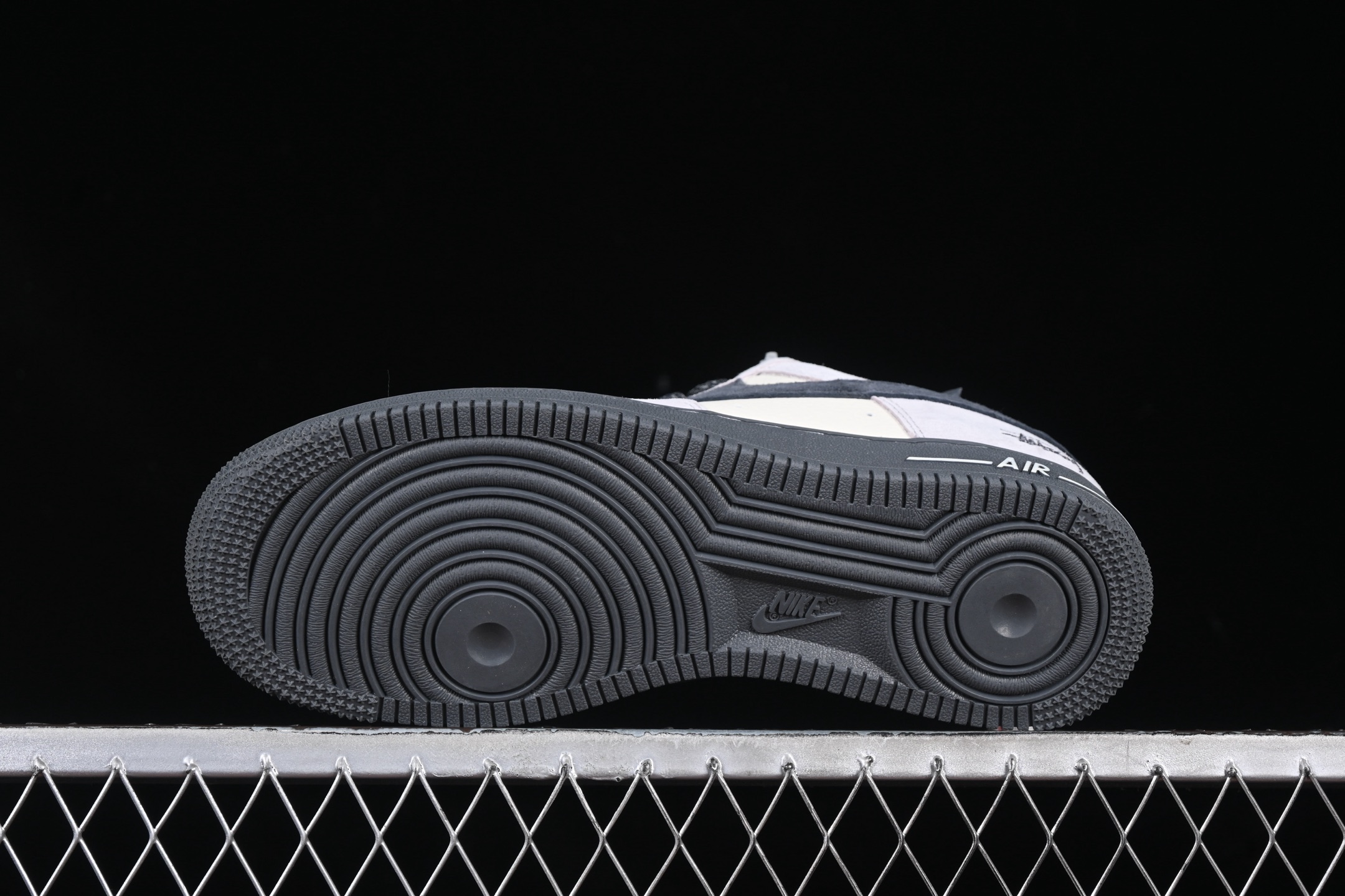 Nike Air Force 1 Low x Stussy Gray Suede Black Sole