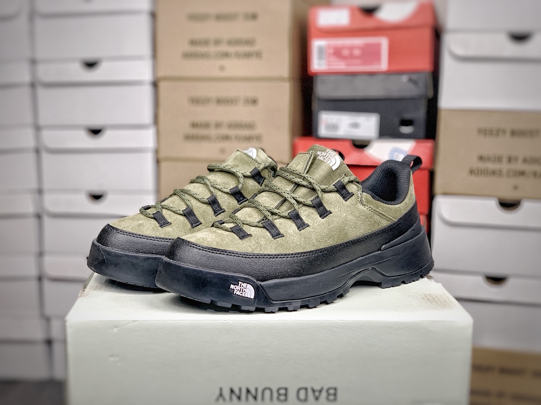 The North Face Suede Hiking Shoes Olive