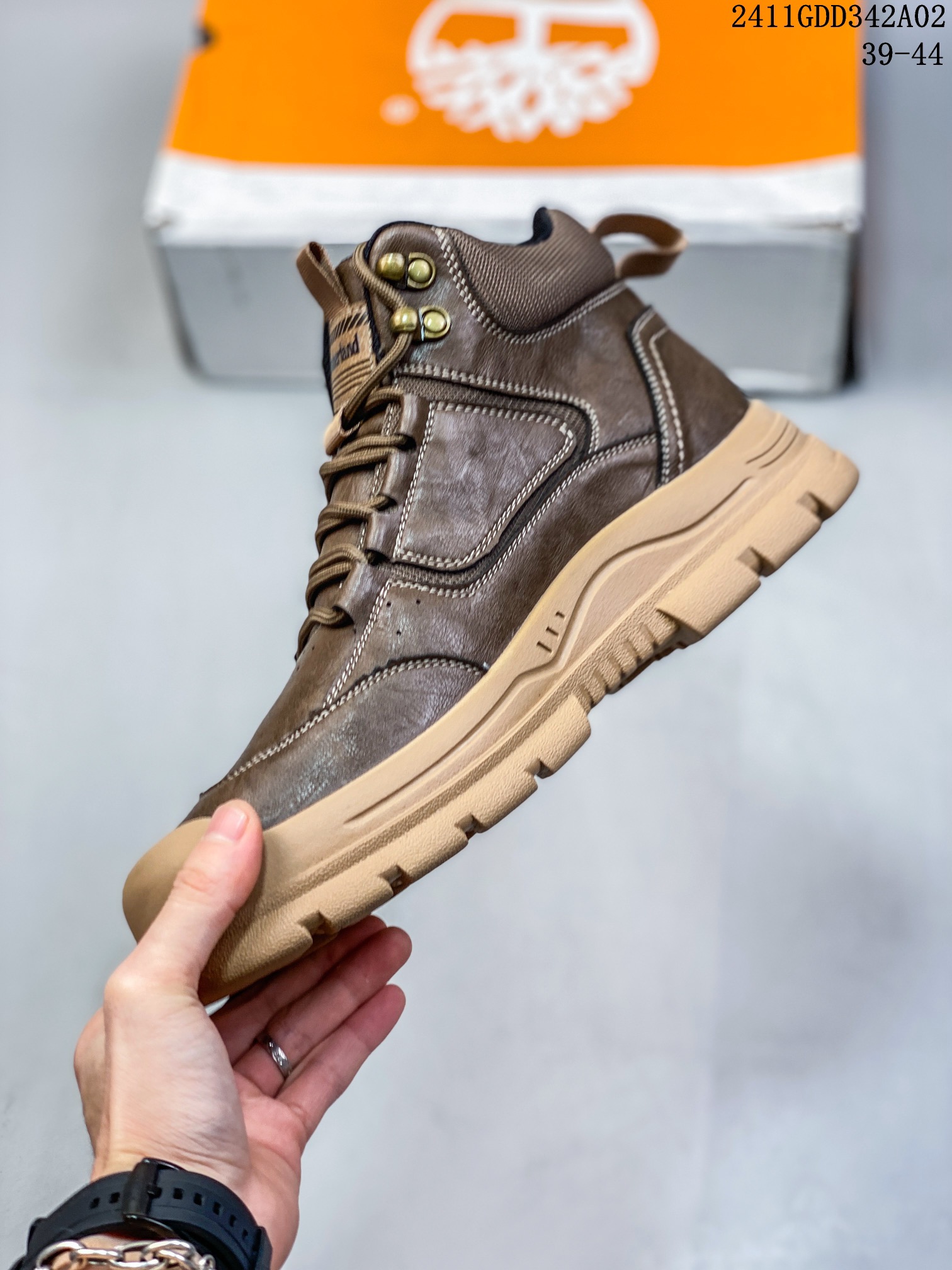 Timberland Waterproof Leather Boots Brown