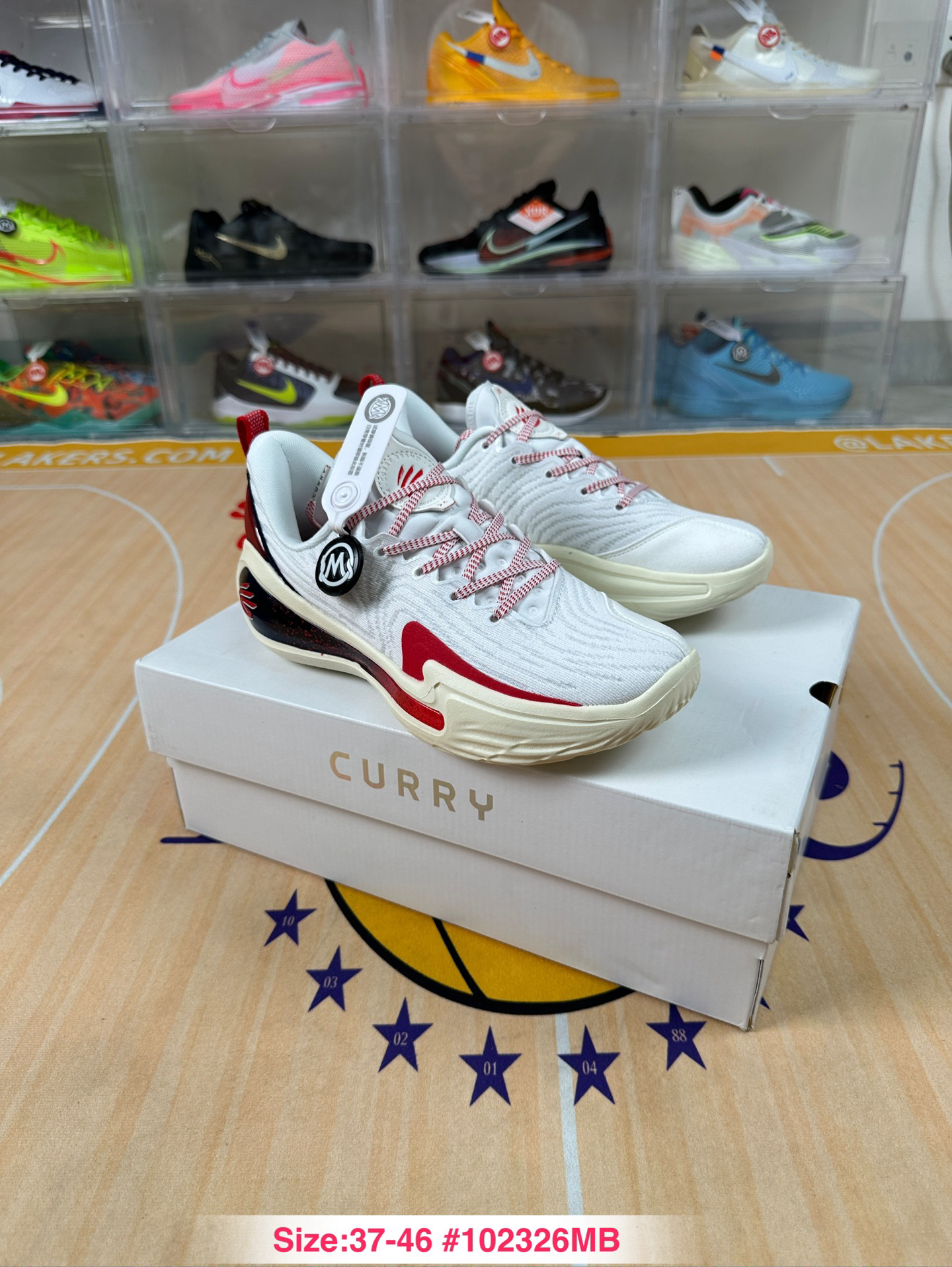 Under Armour Curry 12 Basketball Shoes White Red