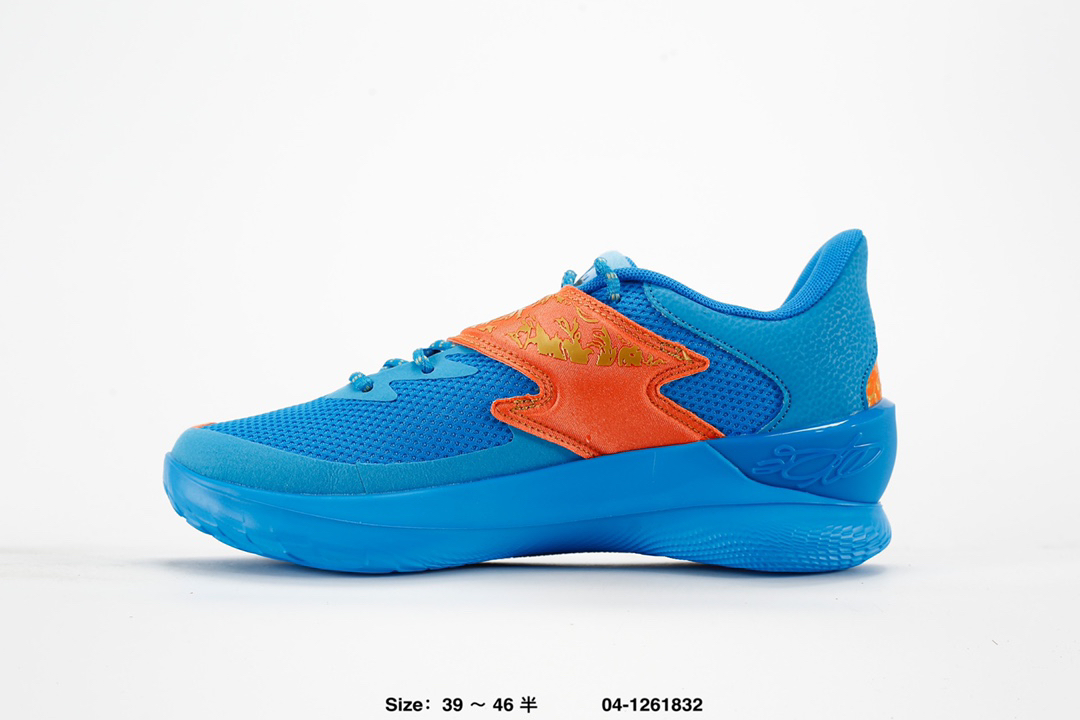 Under Armour Curry 1 Flow Basketball Shoes Blue/Orange