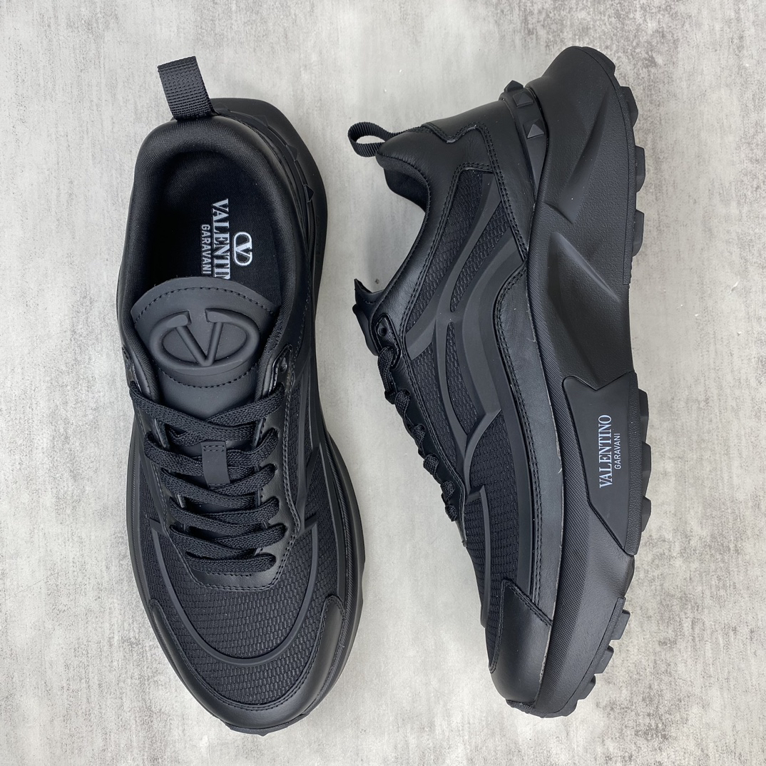 Valentino True Act Mesh Sneakers Black