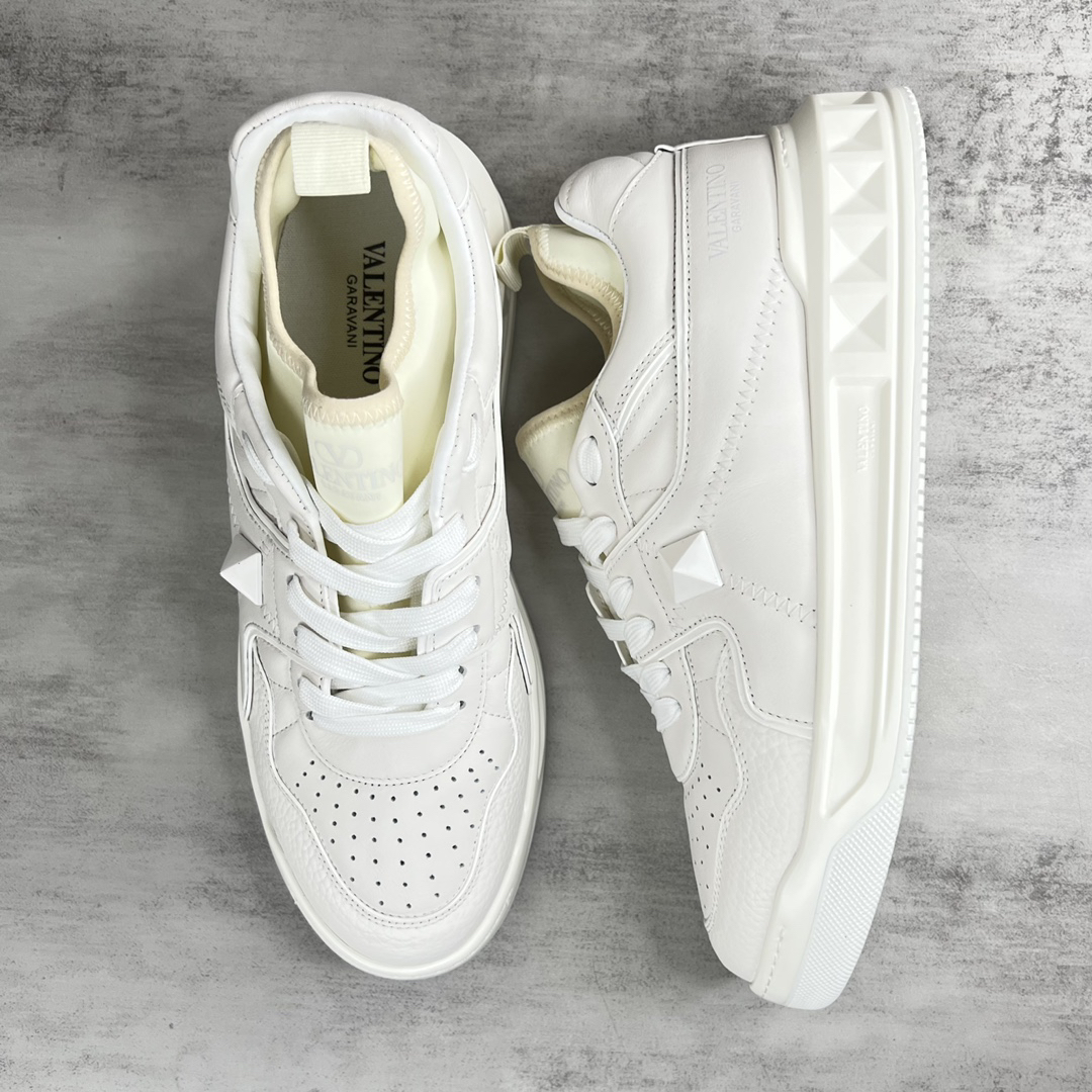 Valentino Garavani Platform Sock Sneakers White