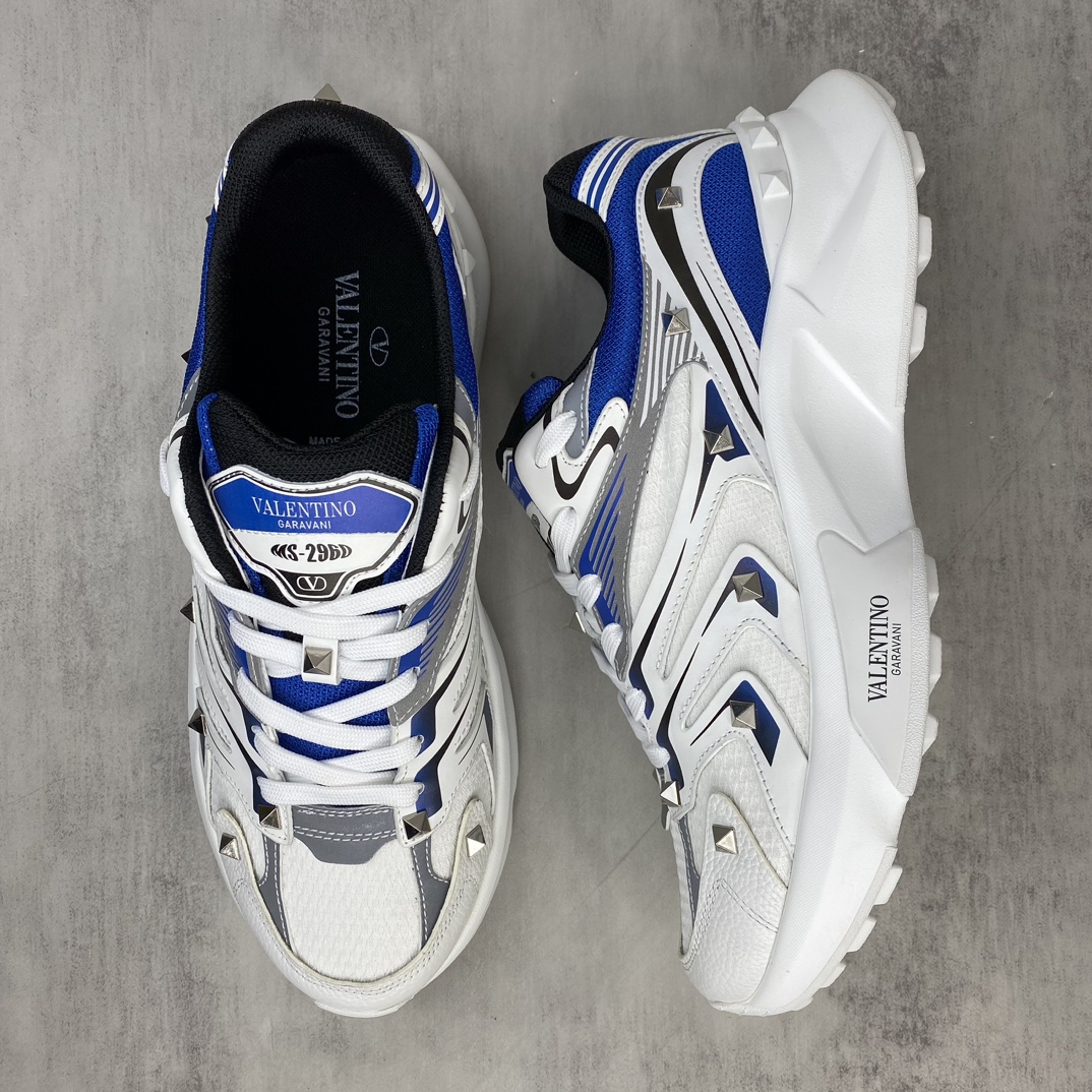 Valentino Garavani Totaloop V Sneakers White Blue