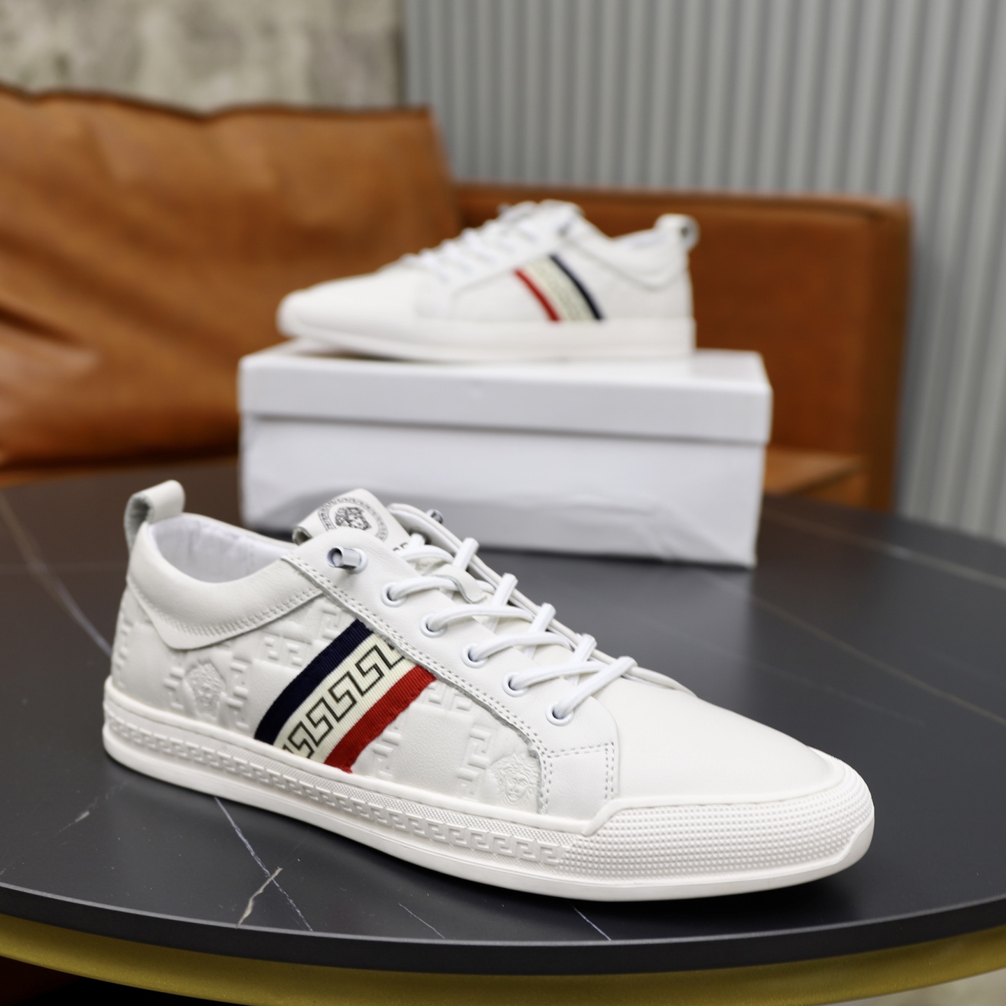 Versace Medusa Low-Top Sneakers White