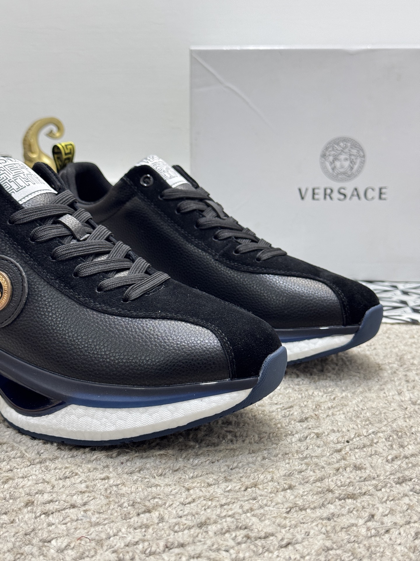 Versace Medusa Low-Top Sneakers Black