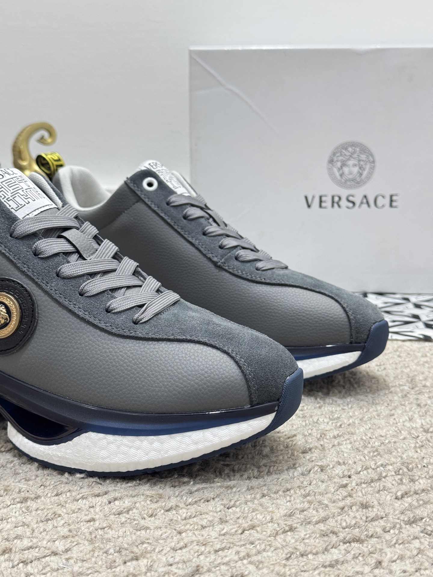 Versace Runner Sneakers Gray