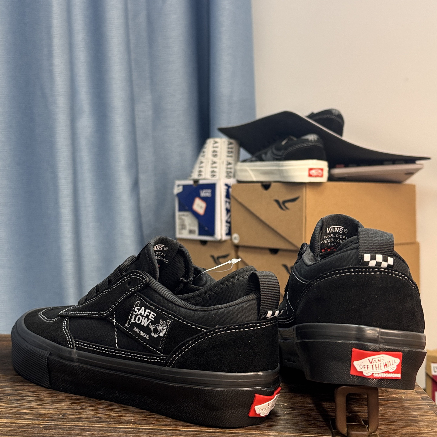 Vans Safe Low Skate Shoes Black