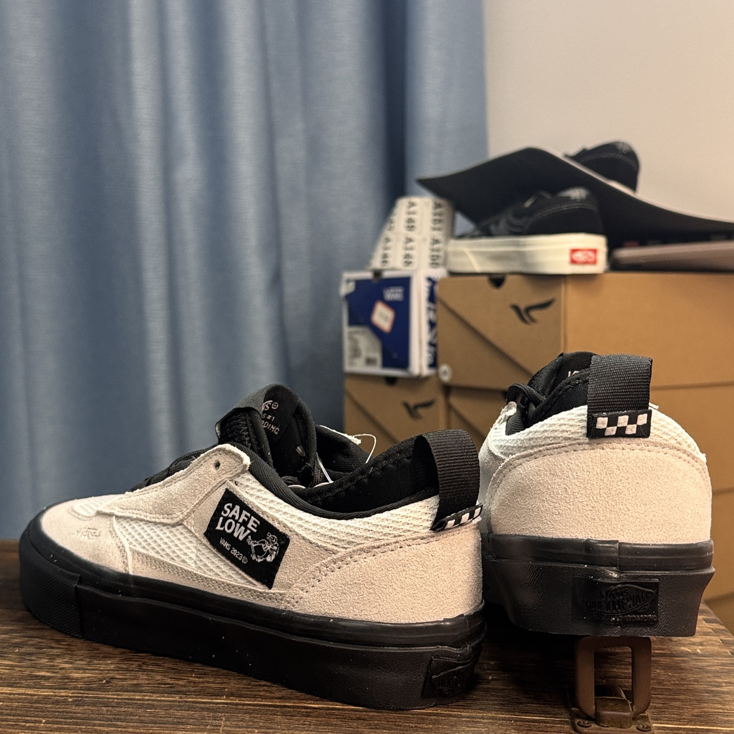 Vans Atiba Jefferson Skate Safe Low Sneakers White/Black