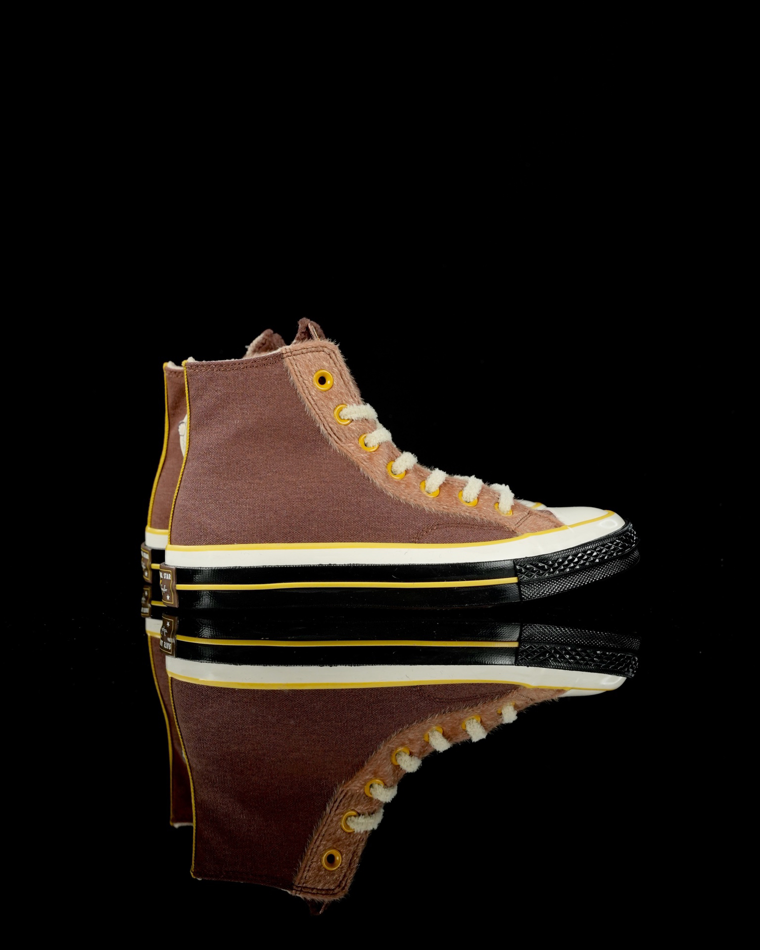 Converse Chuck 70 Furry Lined High-Top Sneakers Brown