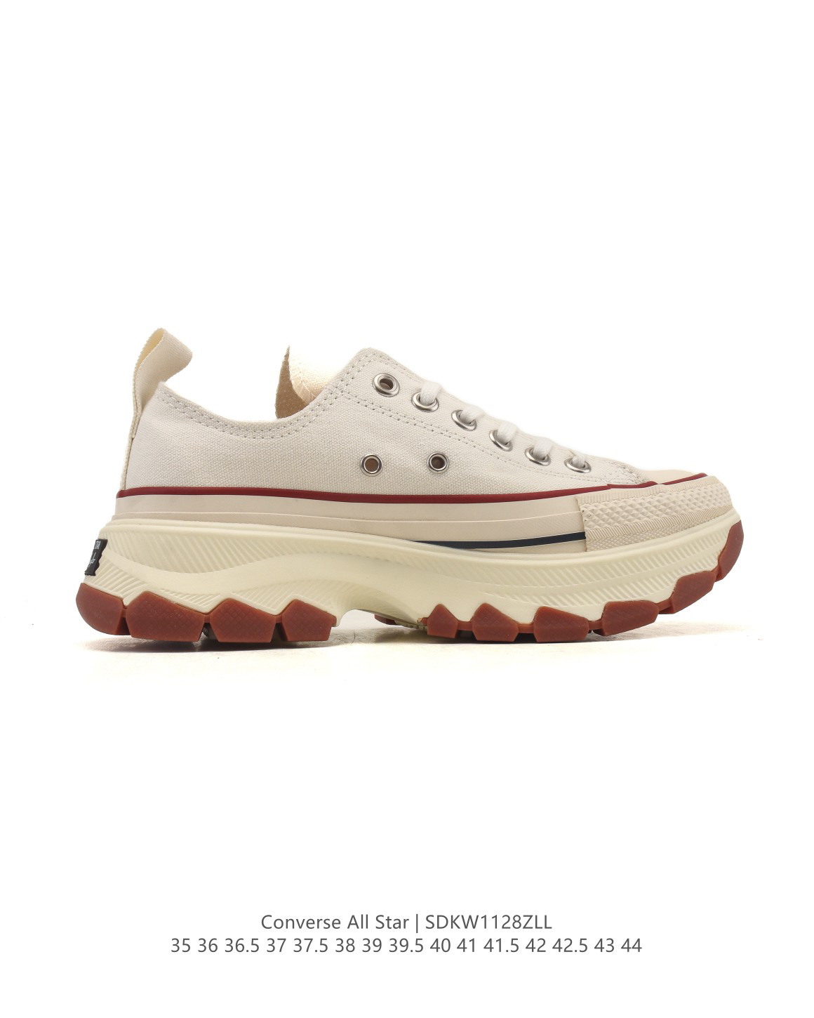 Converse All Star Platform Low-Top Sneakers Beige