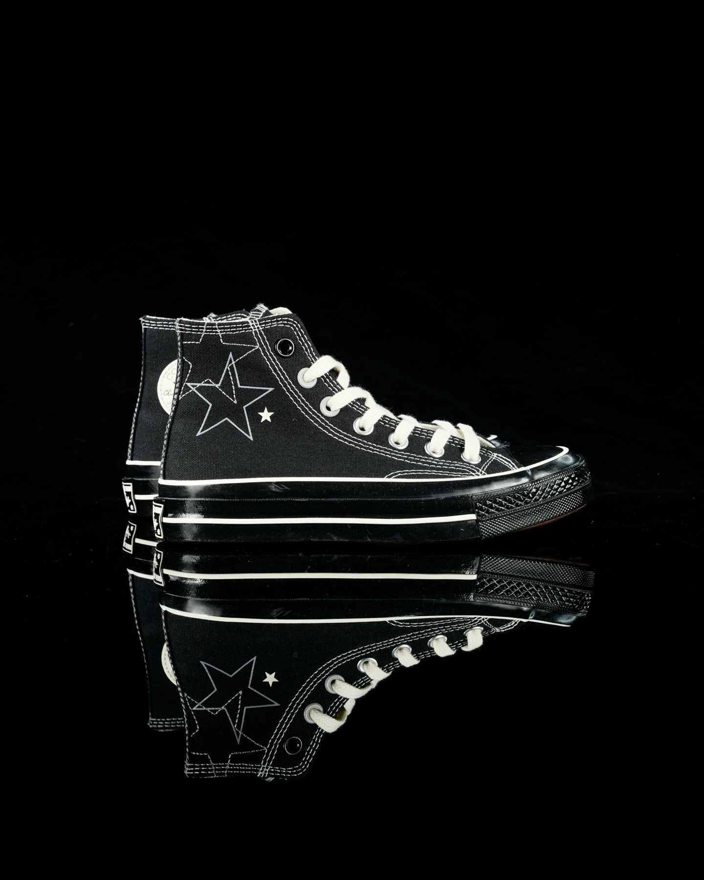 Converse Chuck 70 Star Stitch High-Top Sneakers Black
