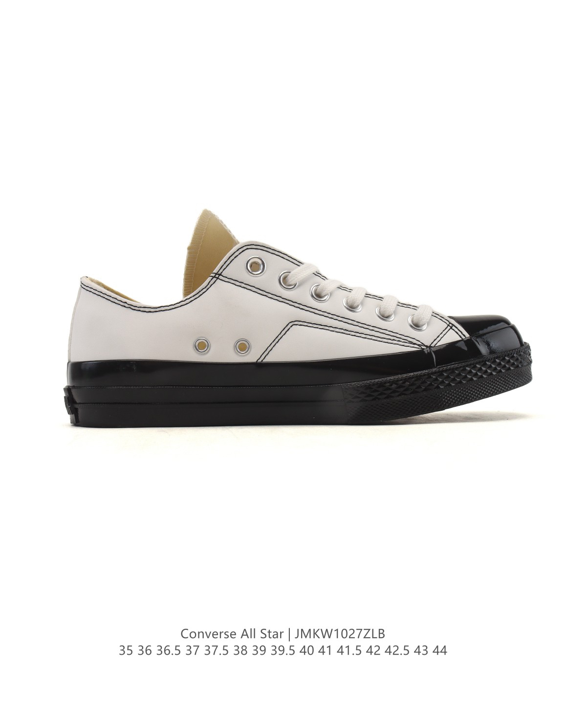 Converse All Star Low-Top Leather Sneakers White/Black