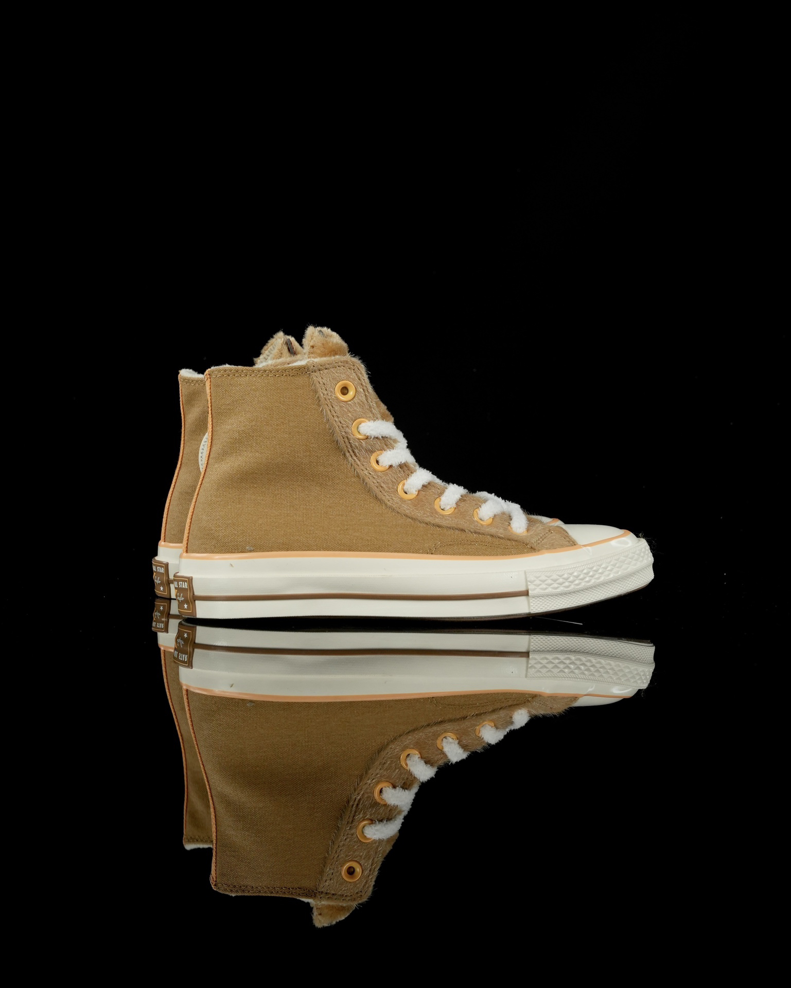 Converse Chuck 70 Furry Animal High-Top Sneakers Khaki