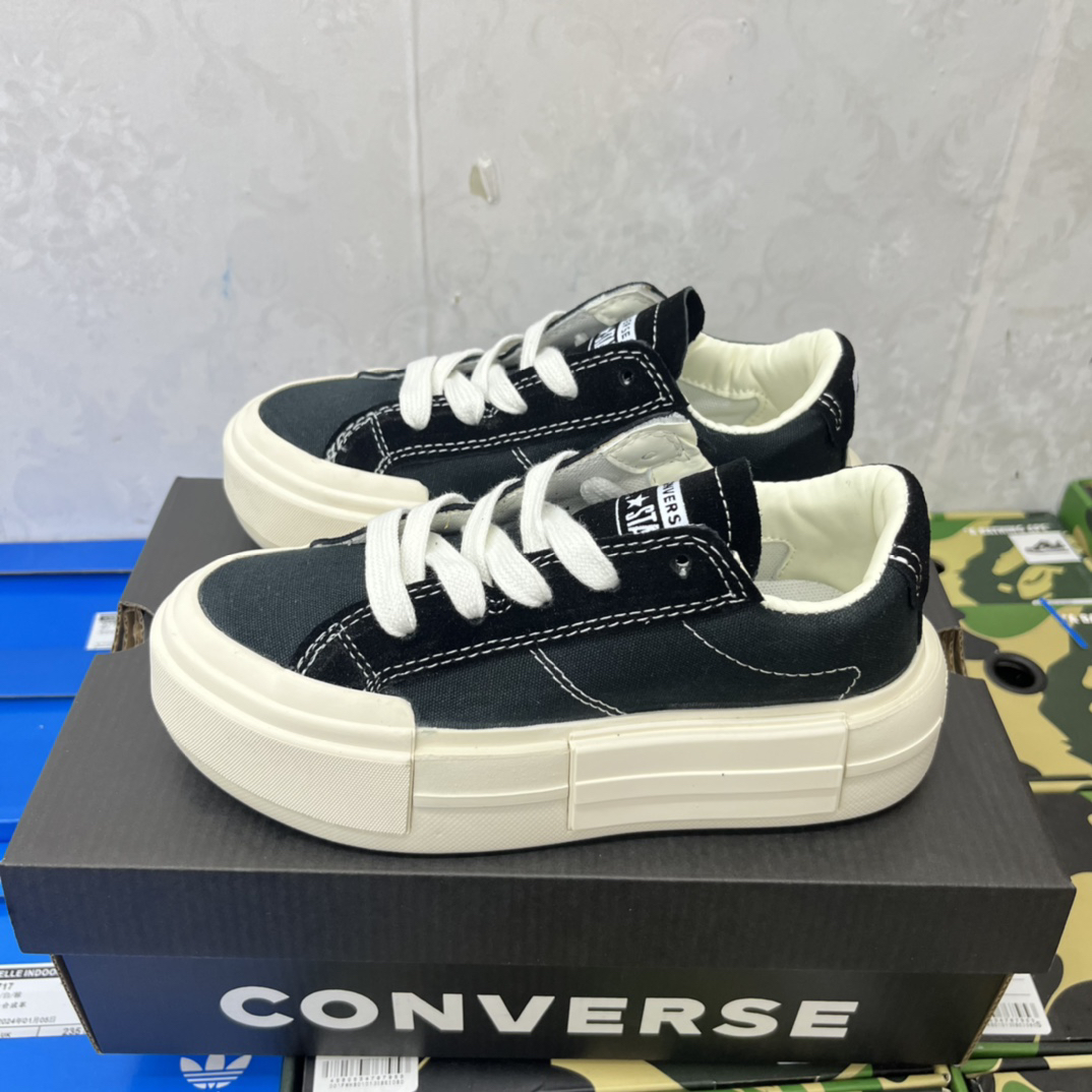 Converse All Star Deconstructed Platform Sneakers Black