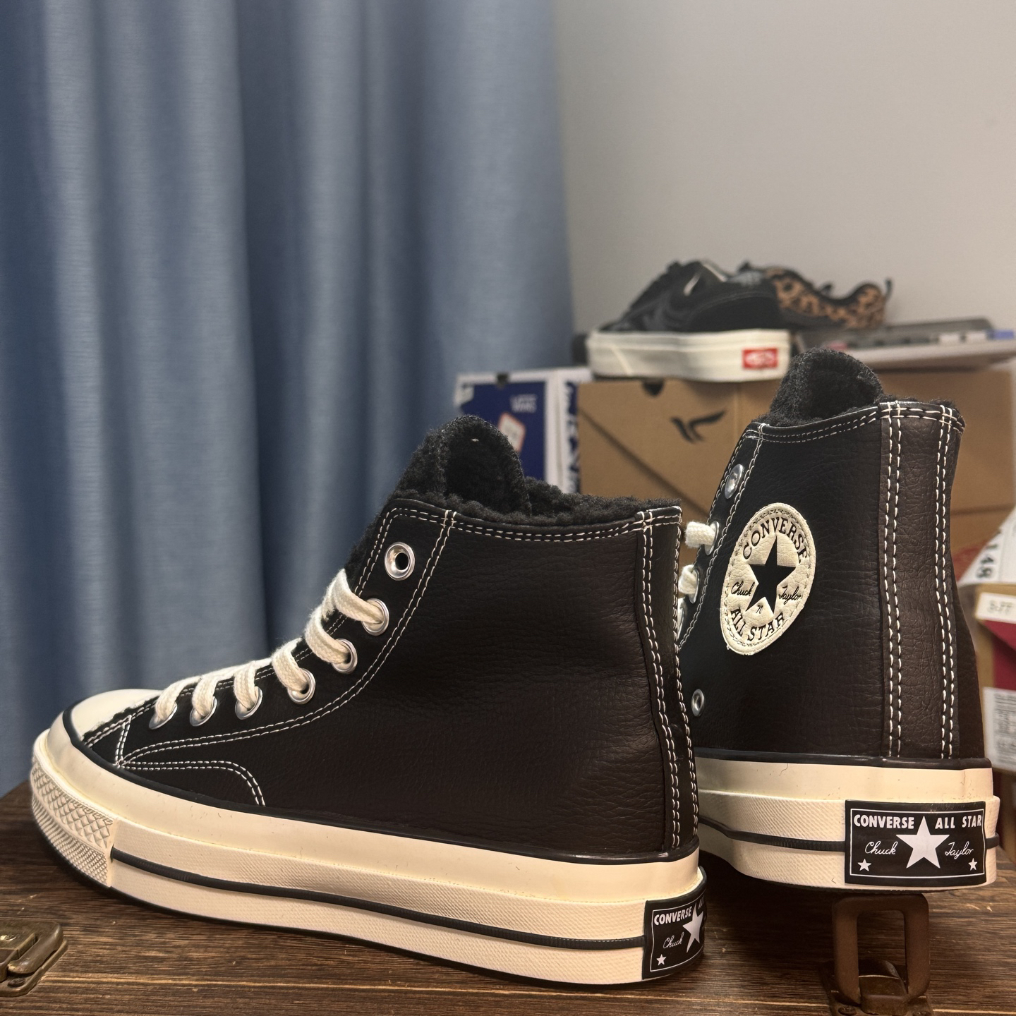 Converse Chuck Taylor All Star 1970s Sherpa High-Top Sneakers Black