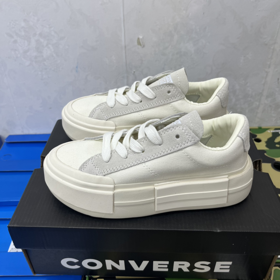 Converse All Star Deconstructed Platform Sneakers White