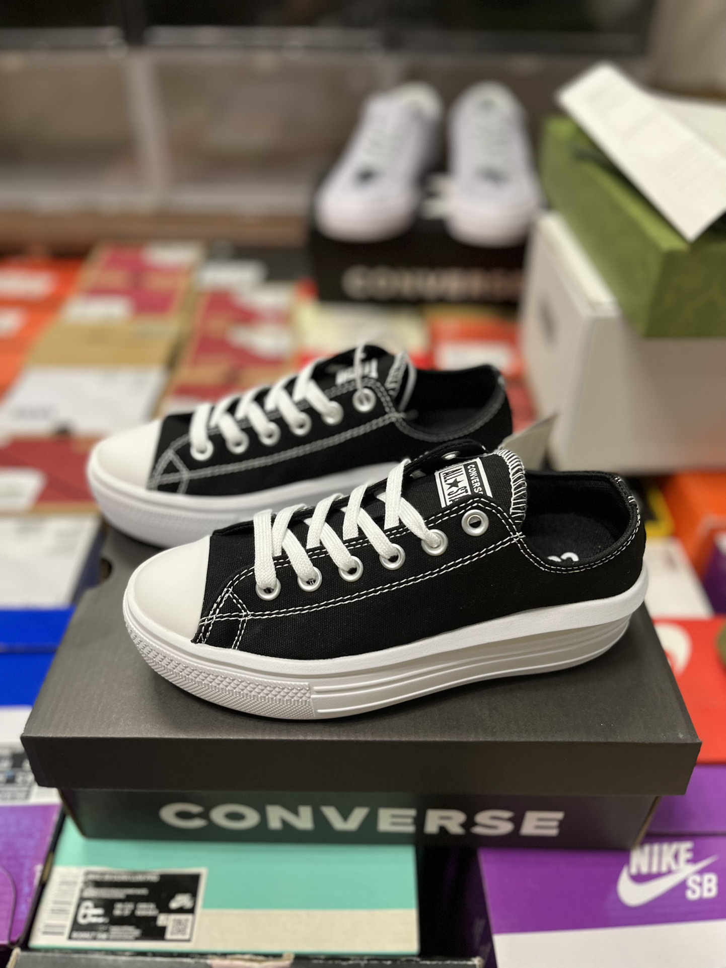 Converse Chuck Taylor All Star Move Platform Low Black