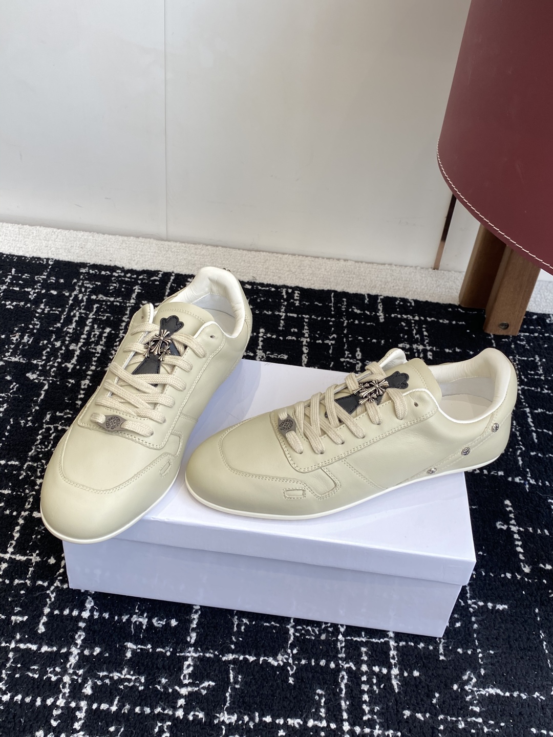 Other Retro Trainer Sneakers Beige