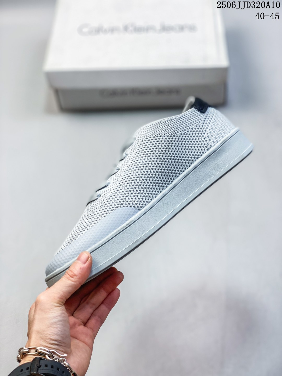 Calvin Klein Mesh Low-Top Sneakers Gray