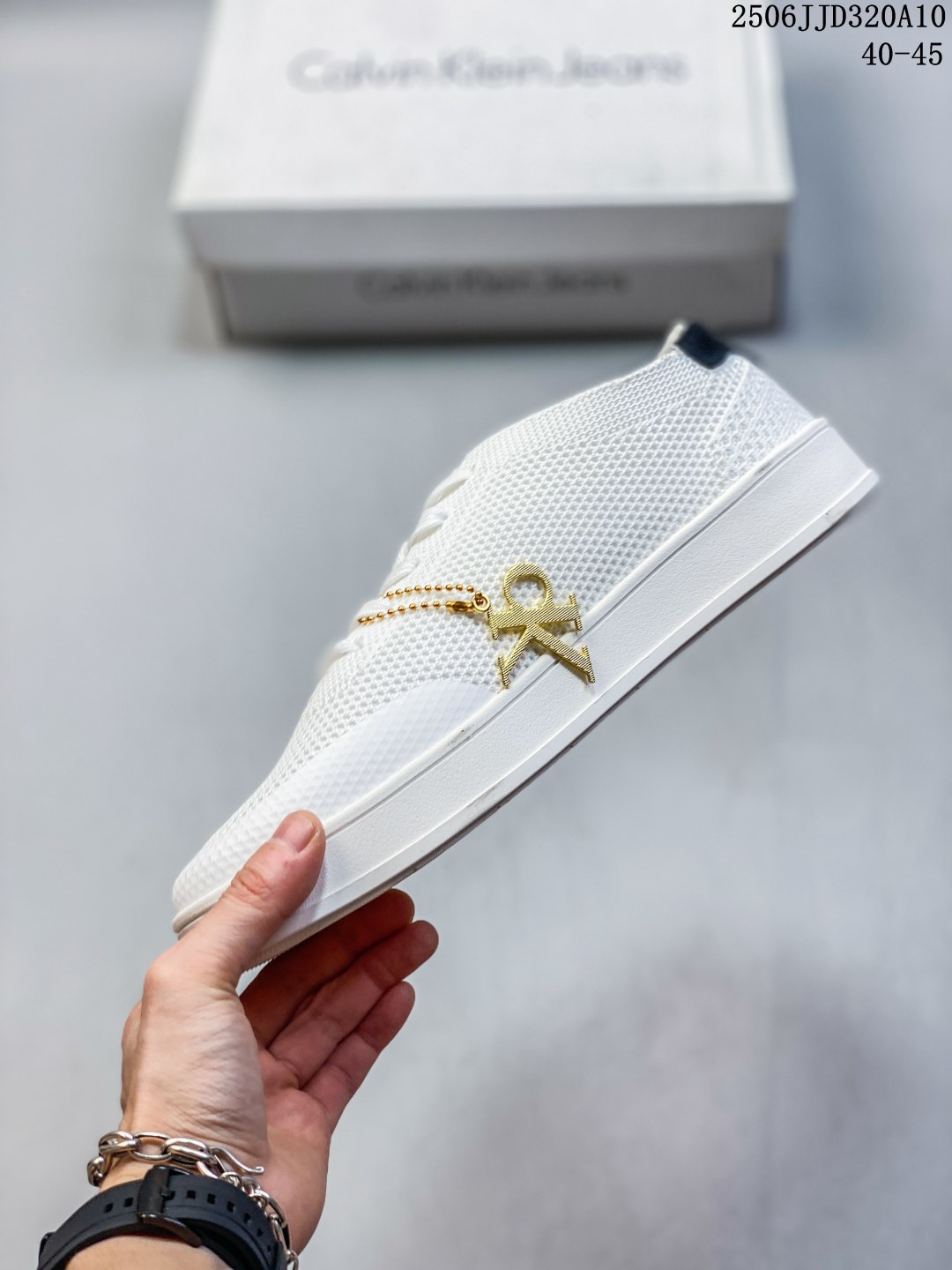Calvin Klein Mesh Low-Top Sneakers White