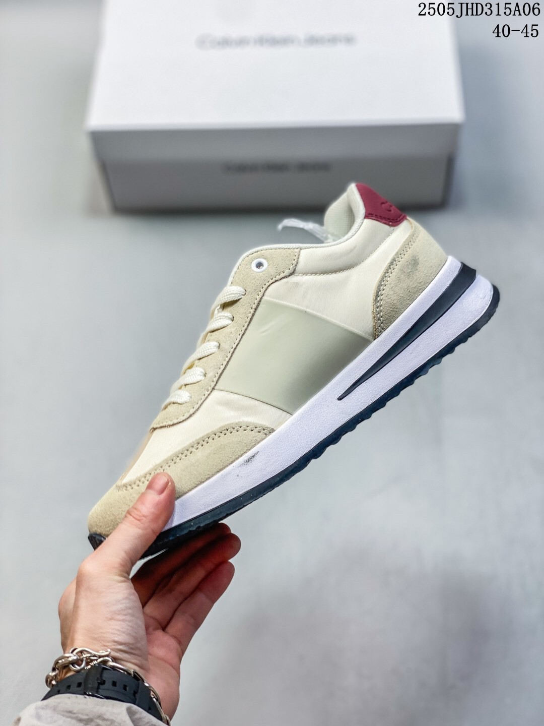Calvin Klein Retro Runner Sneakers Cream/Beige