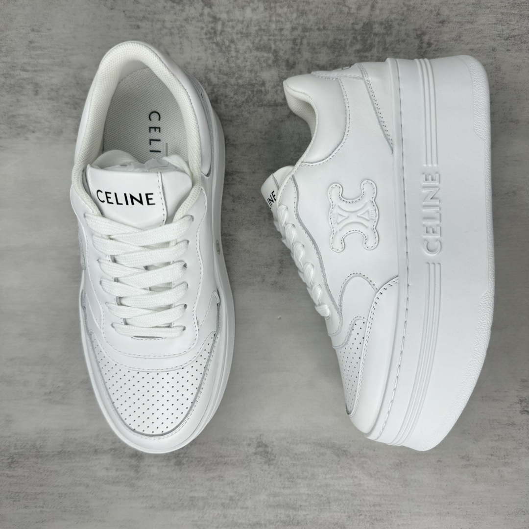 Celine Platform Sneakers White