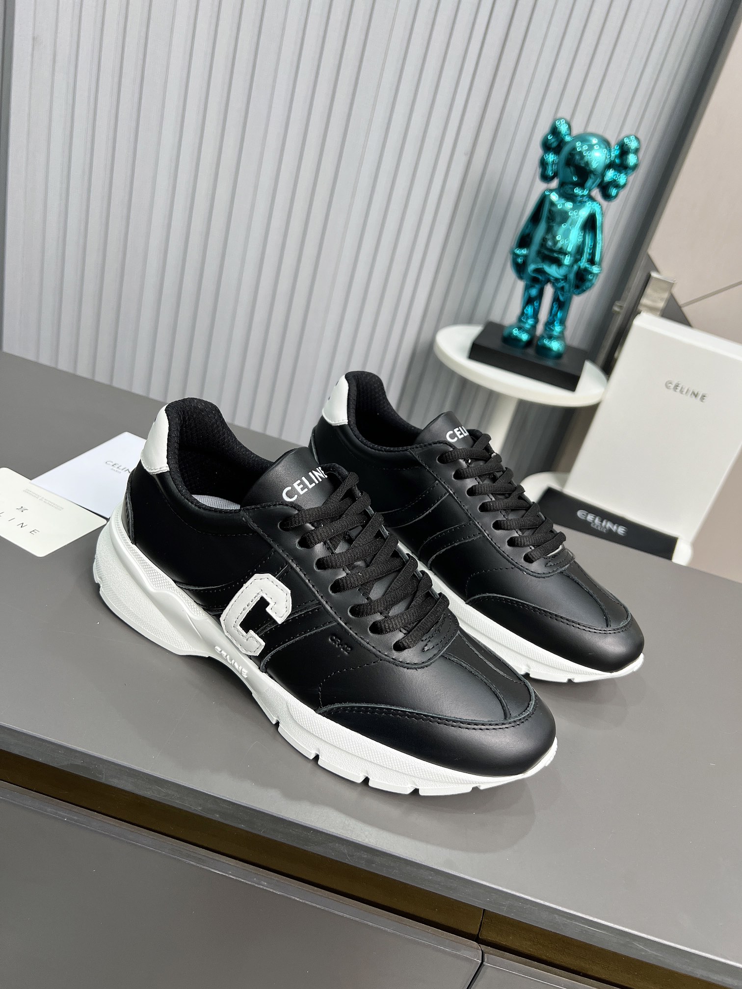 Celine Chunky Dad Sneakers Black