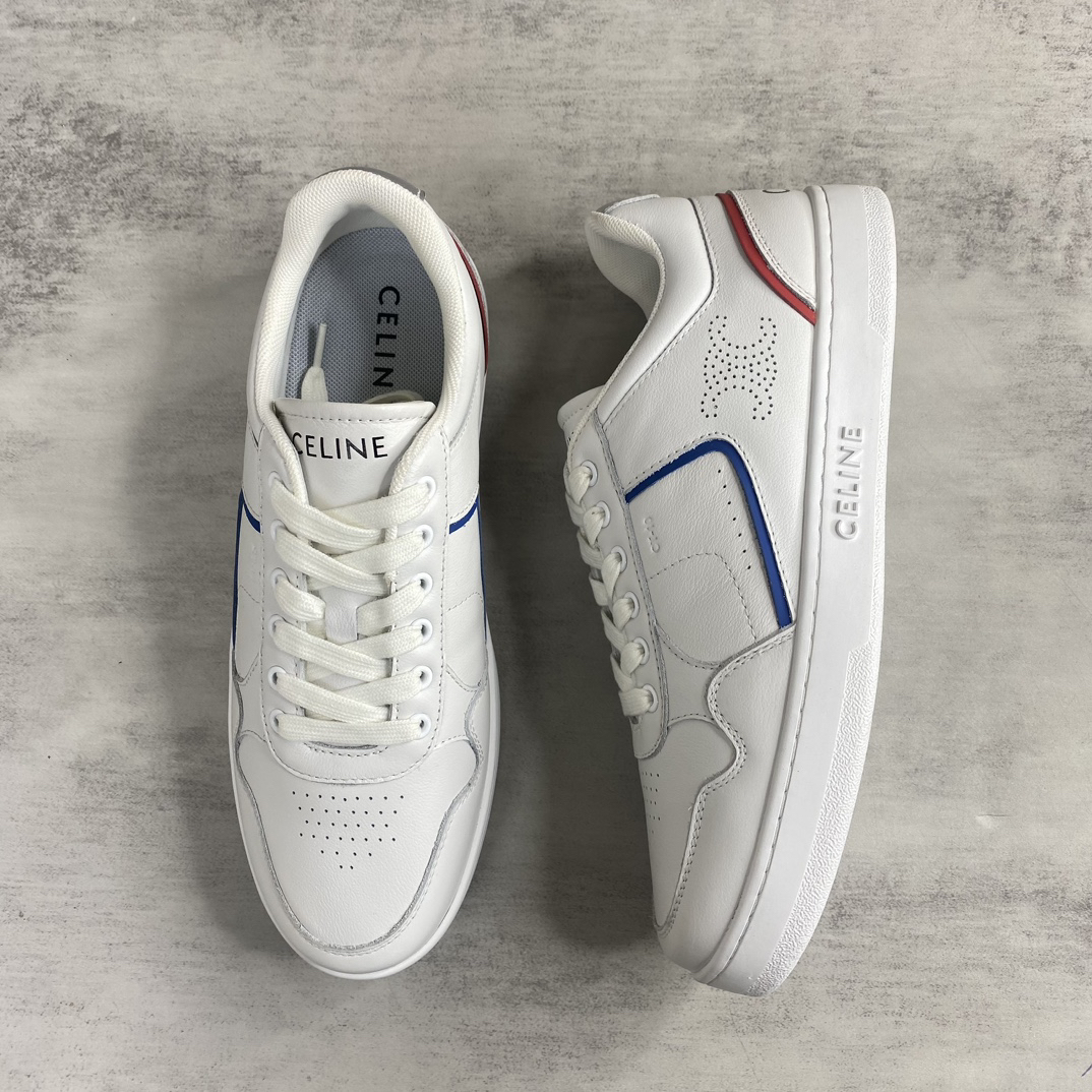 Celine CT-10 Low Sneakers White