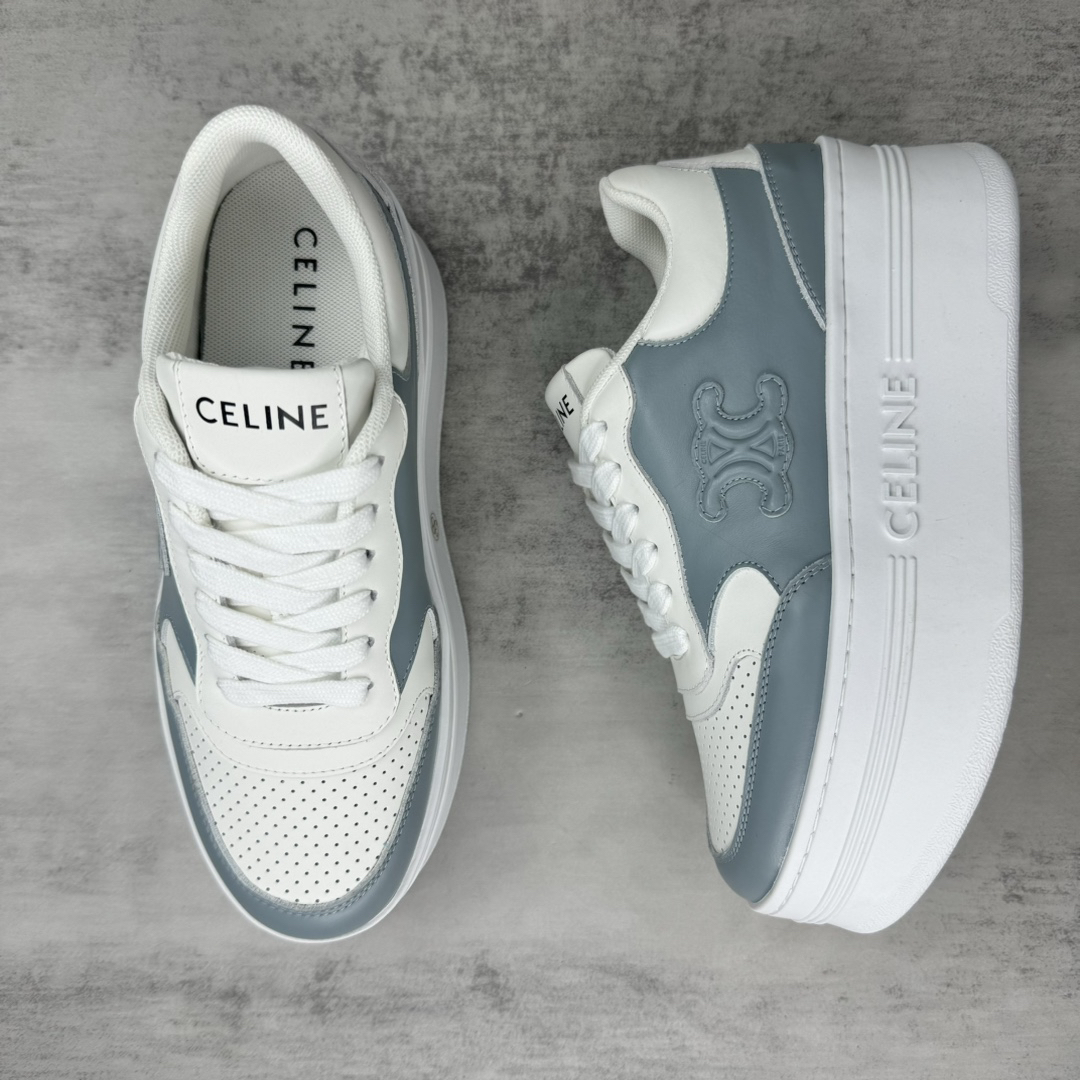 CELINE Platform Sneakers Blue/White