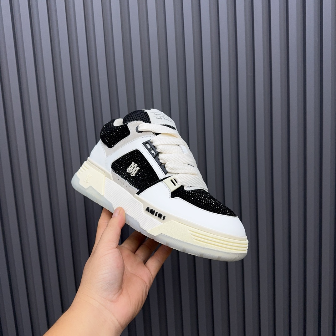 AMIRI Low-Top Sneakers Black/White