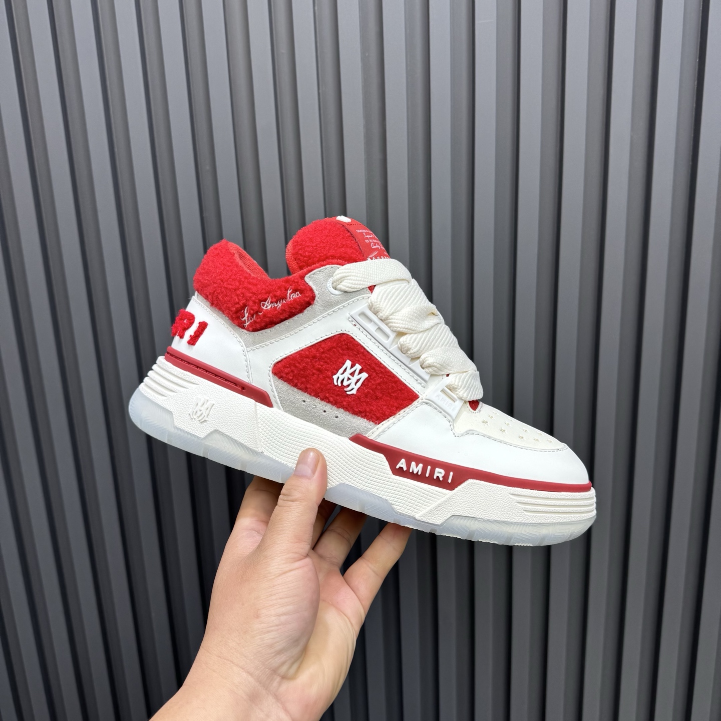 Amiri Low-Top Sneakers Red/White