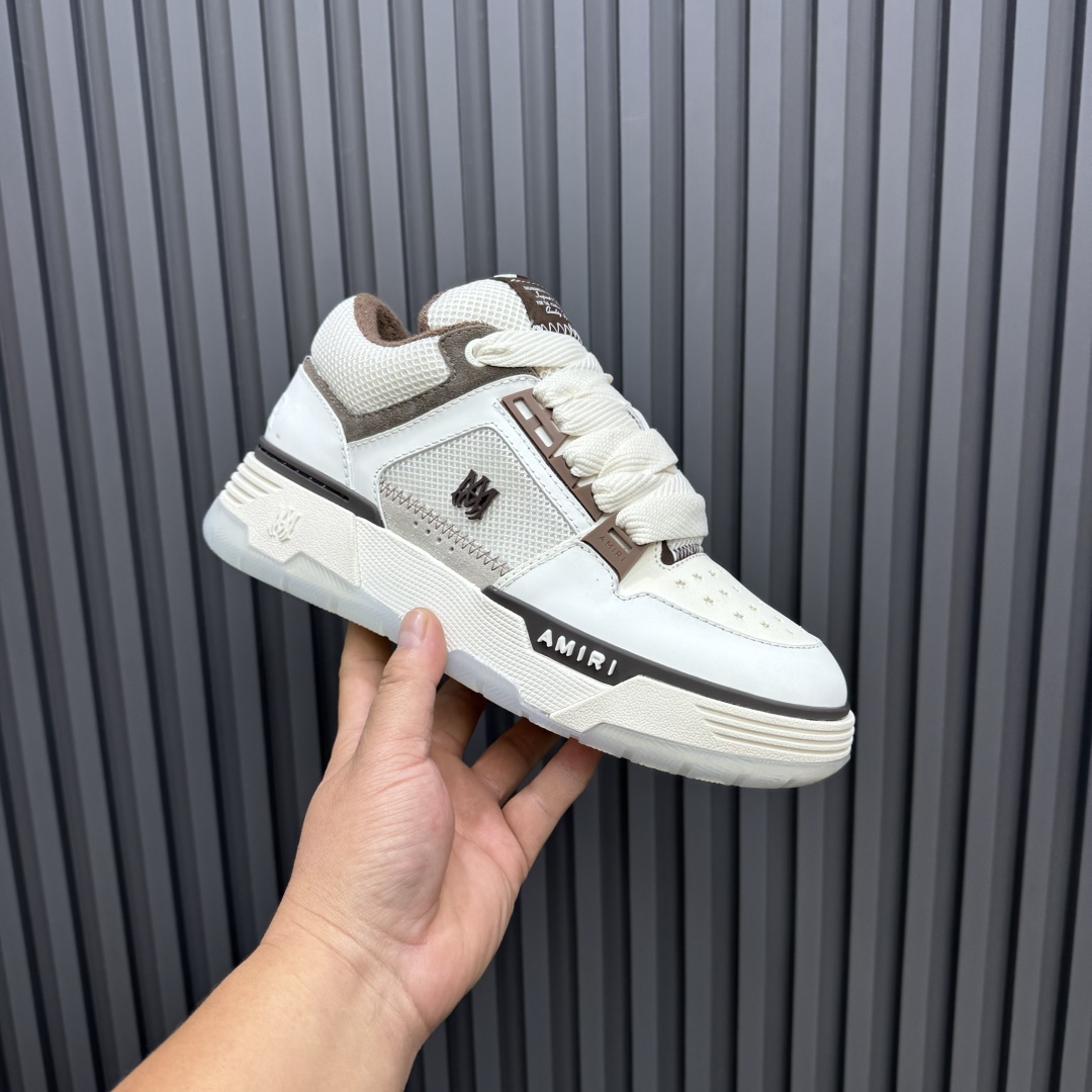 AMIRI Low-Top Sneakers White/Brown
