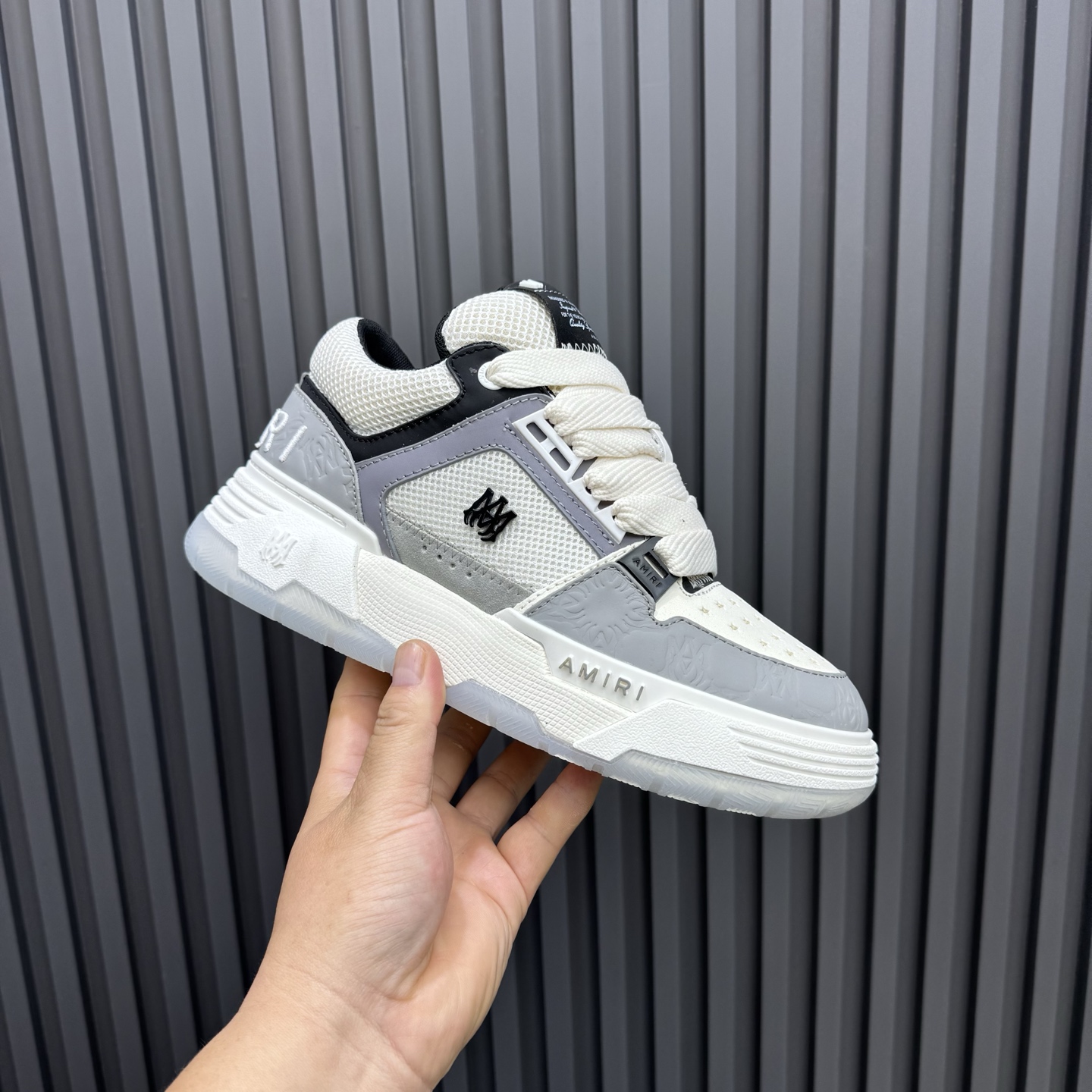 AMIRI MA-1 Low Sneakers White/Gray
