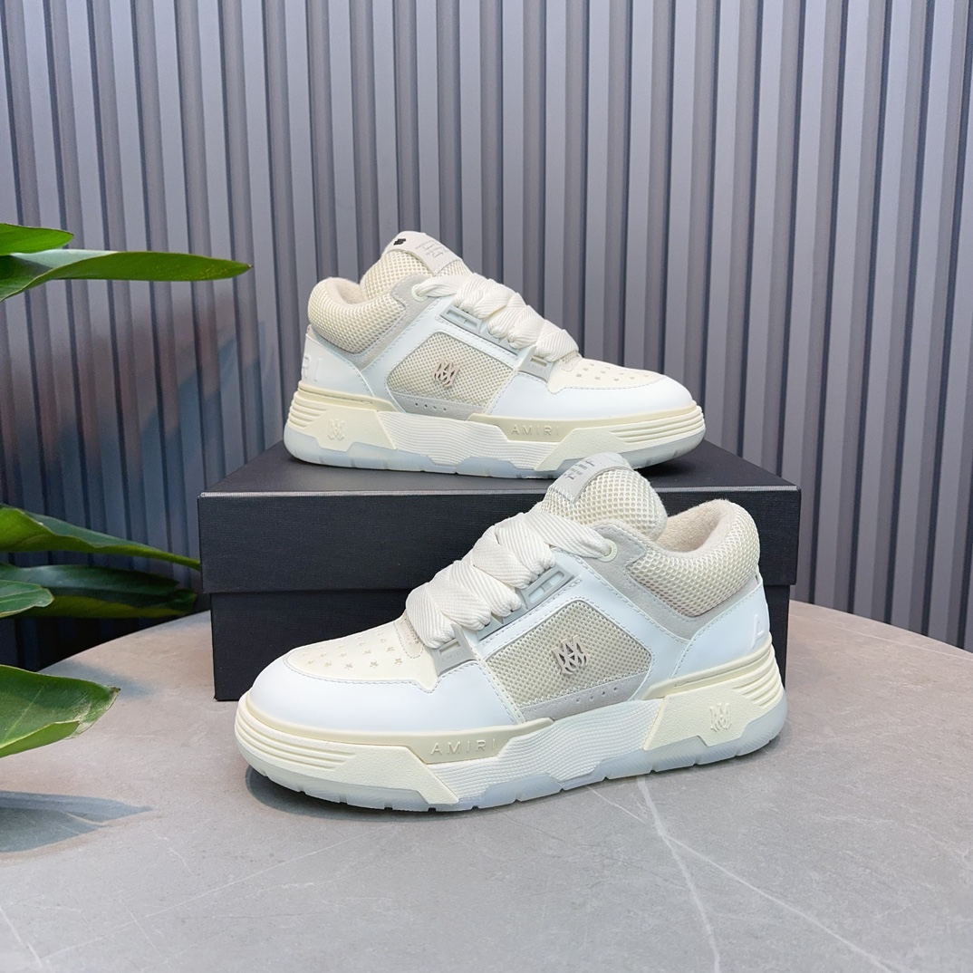 AMIRI Low-Top Sneakers Cream White