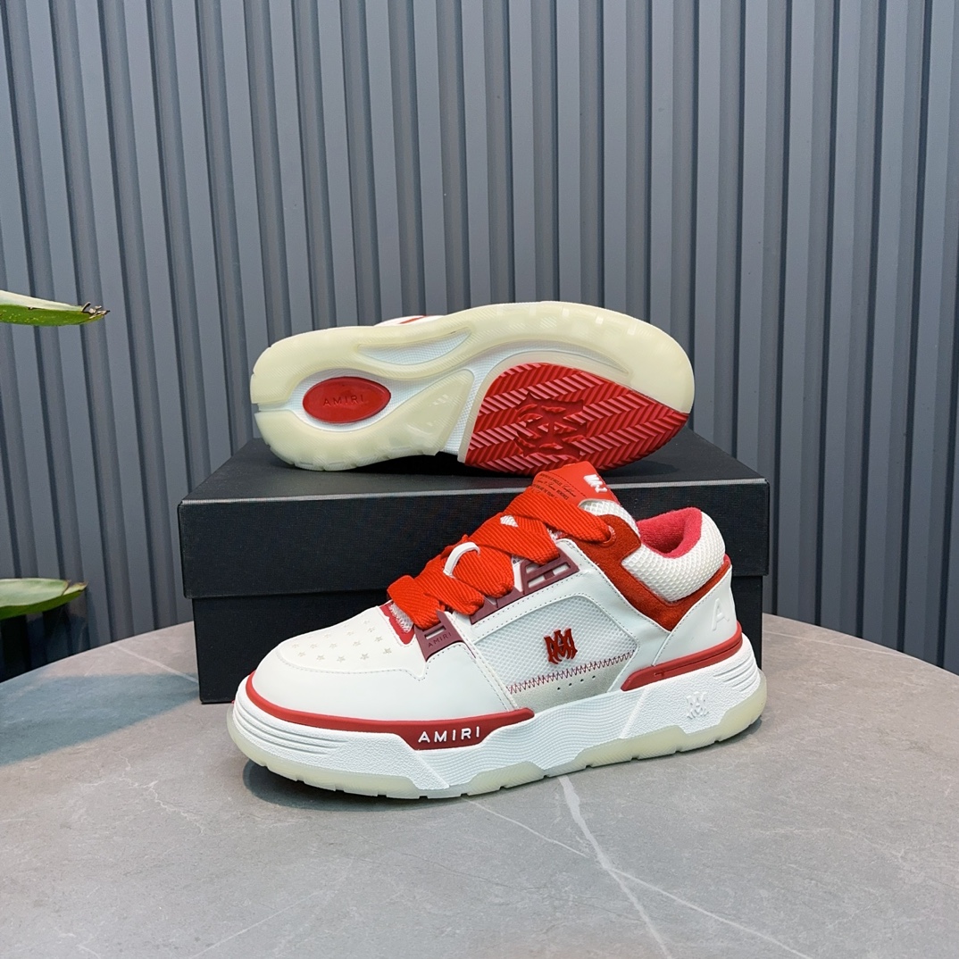AMIRI Low-Top Sneaker Red/White