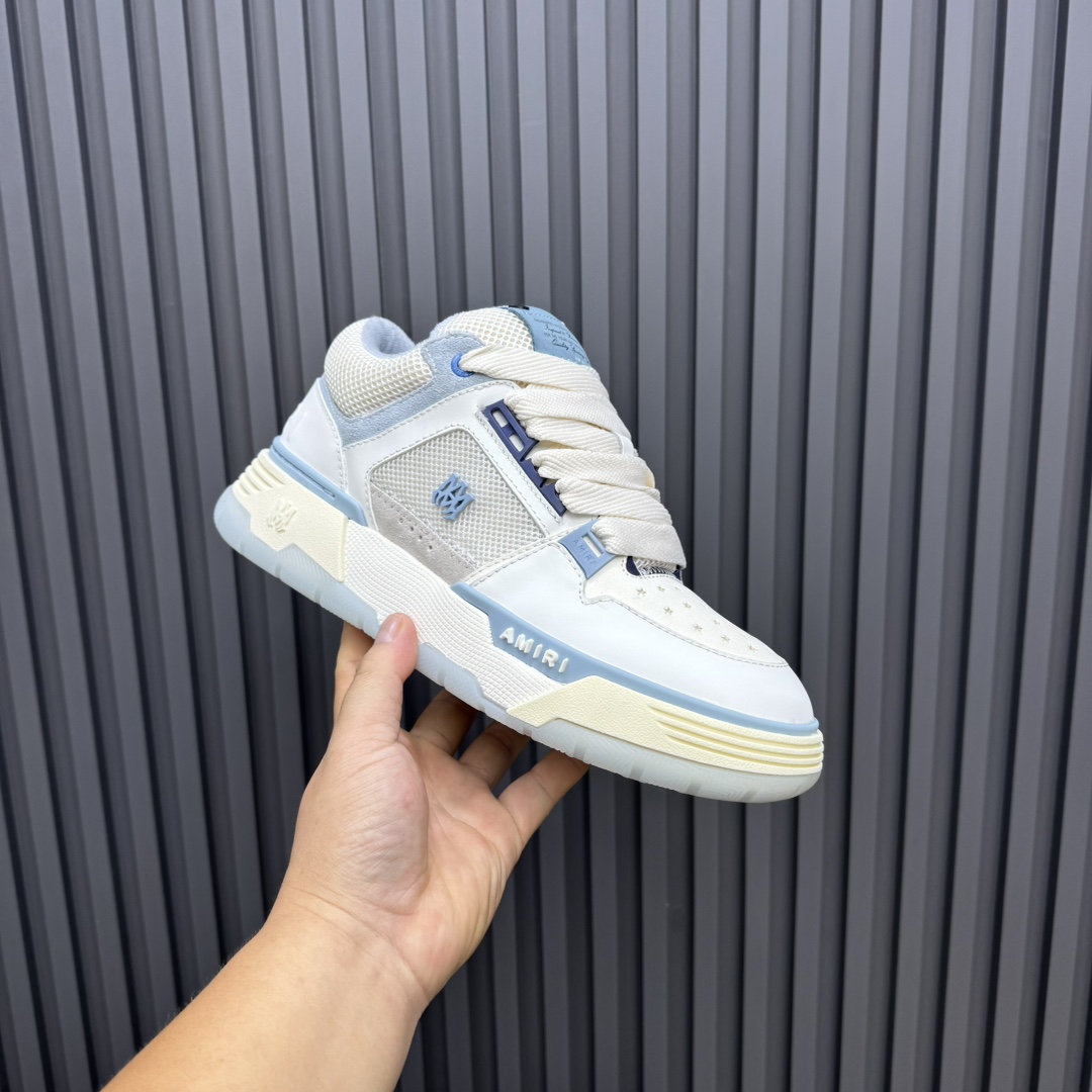 AMIRI Low-Top Sneakers White Blue